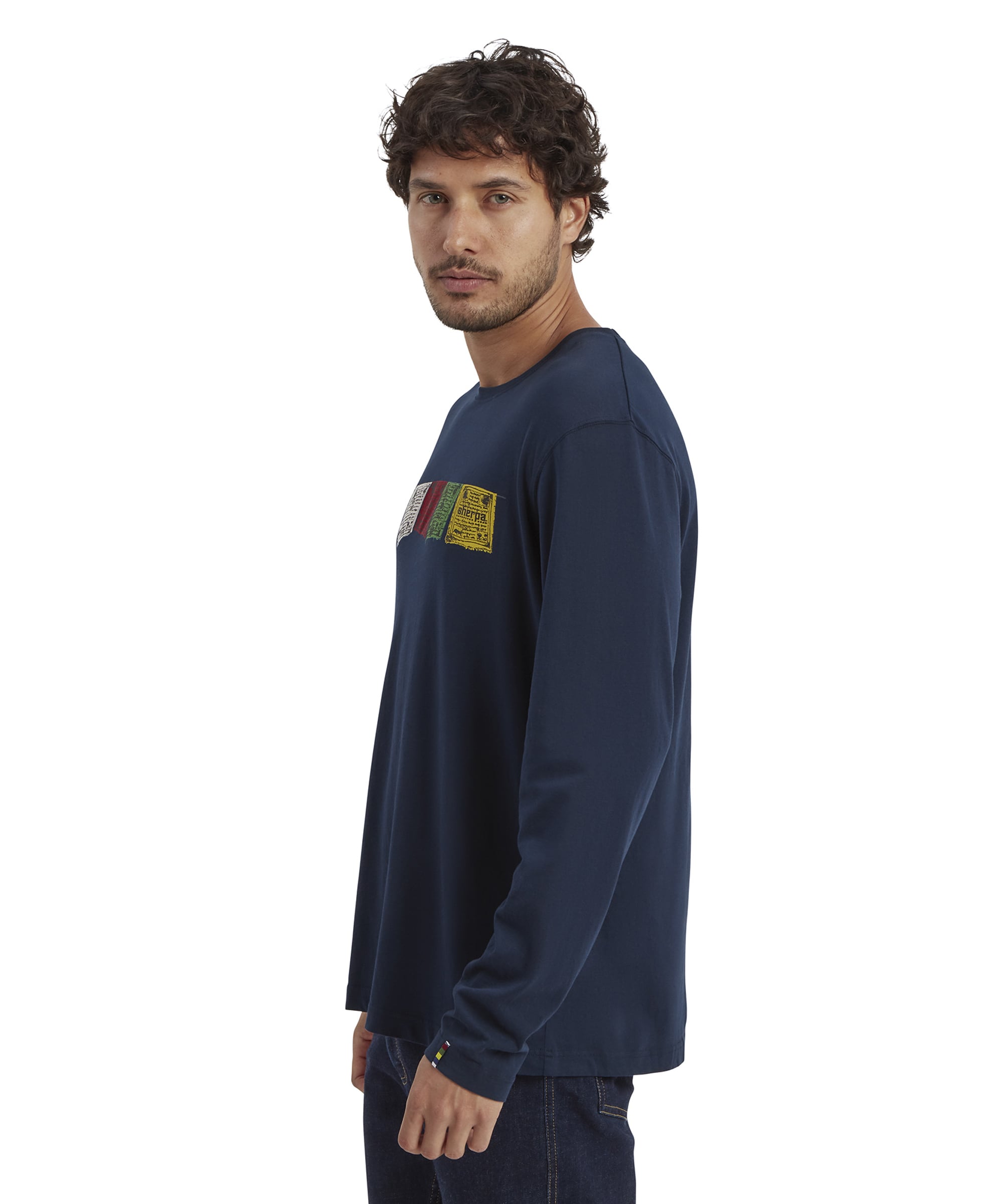 Tarcho Long Sleeve T-Shirt - Rathee Blue