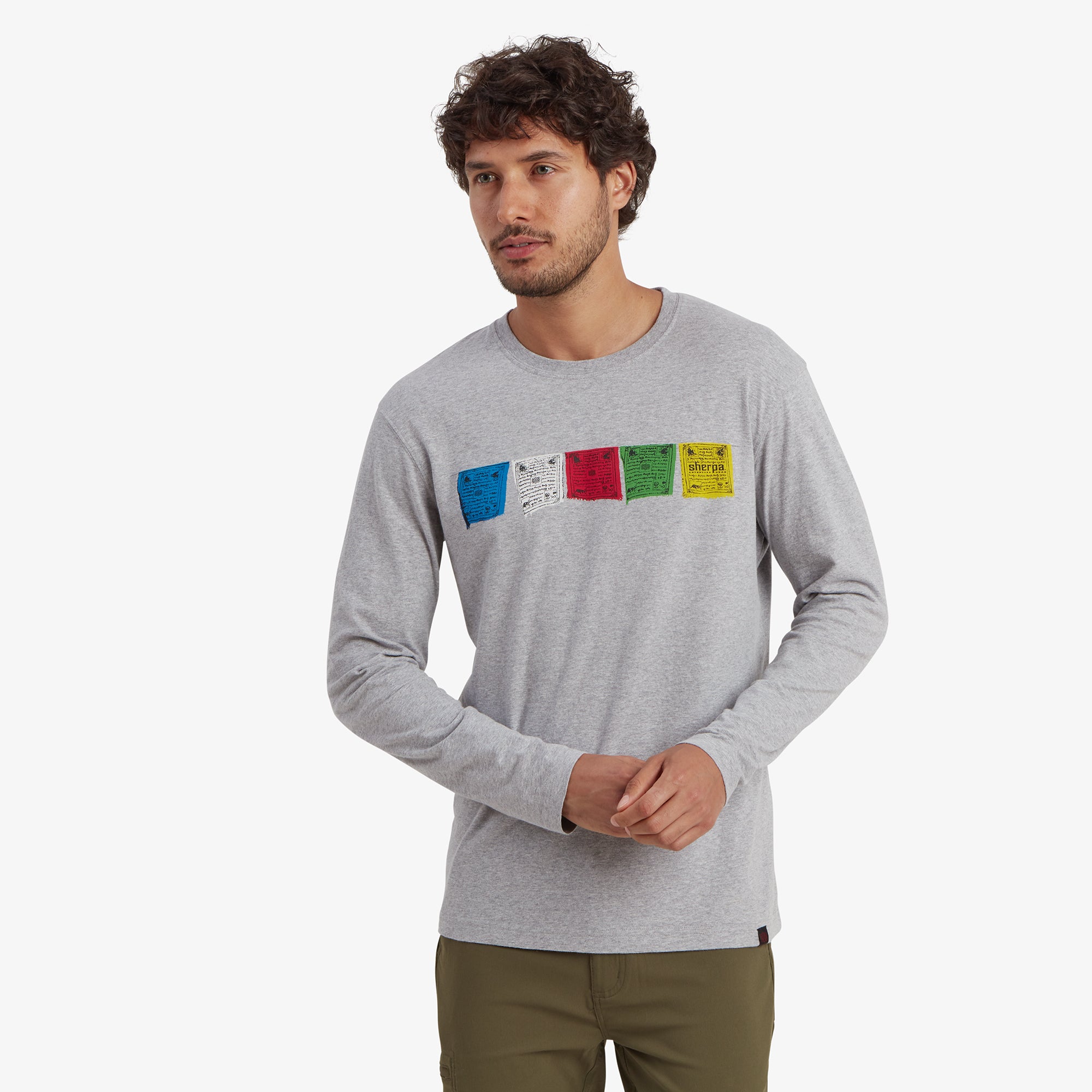 Tarcho Long Sleeve T-Shirt - Heather Grey