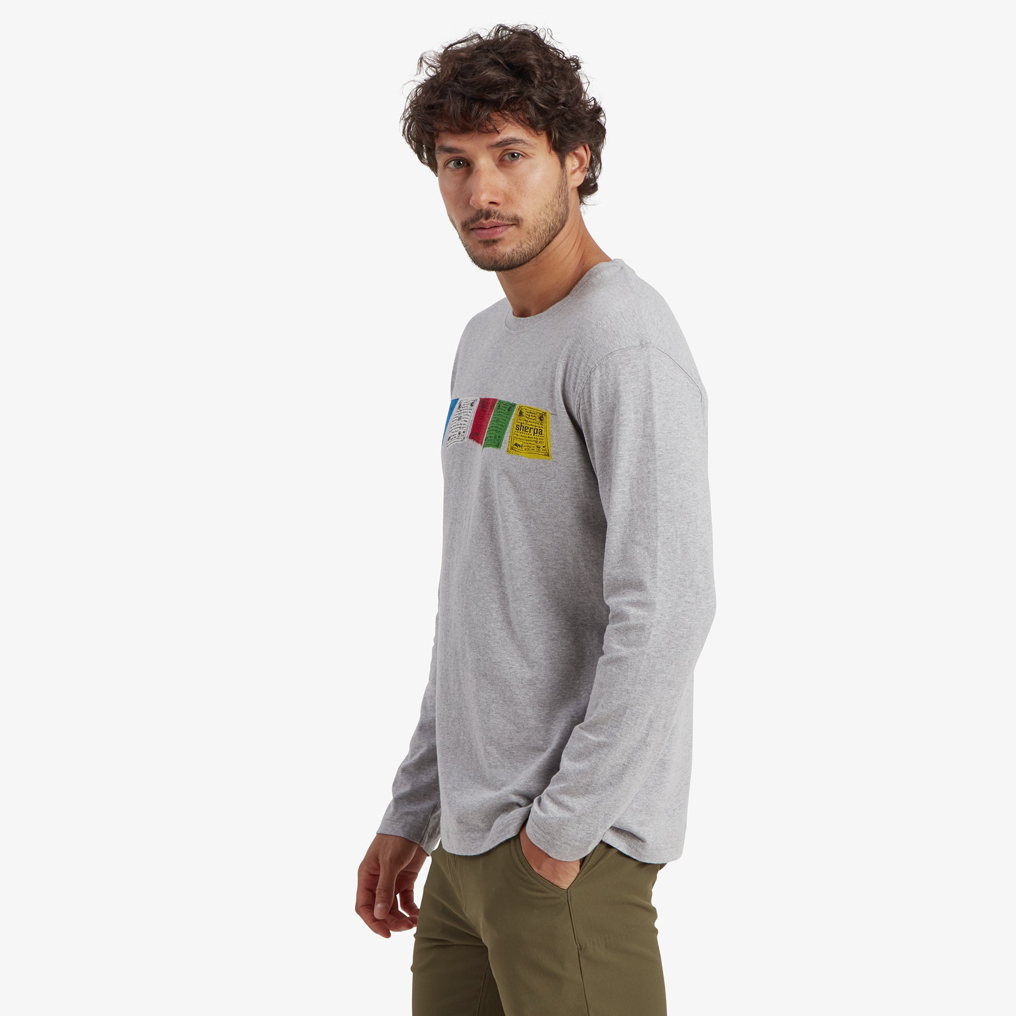 Tarcho Long Sleeve T-Shirt - Heather Grey