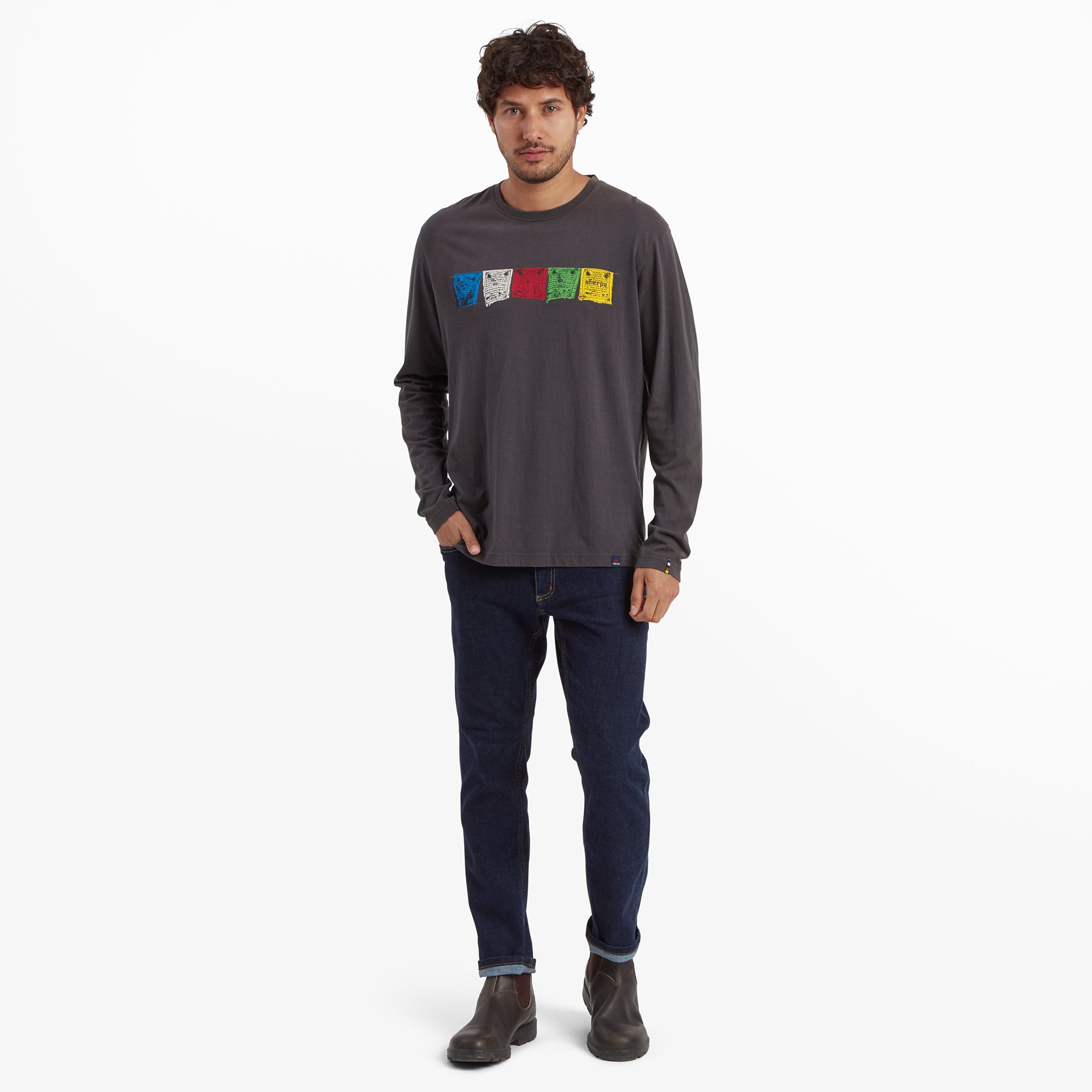 Tarcho Long Sleeve T-Shirt - Kharani Grey