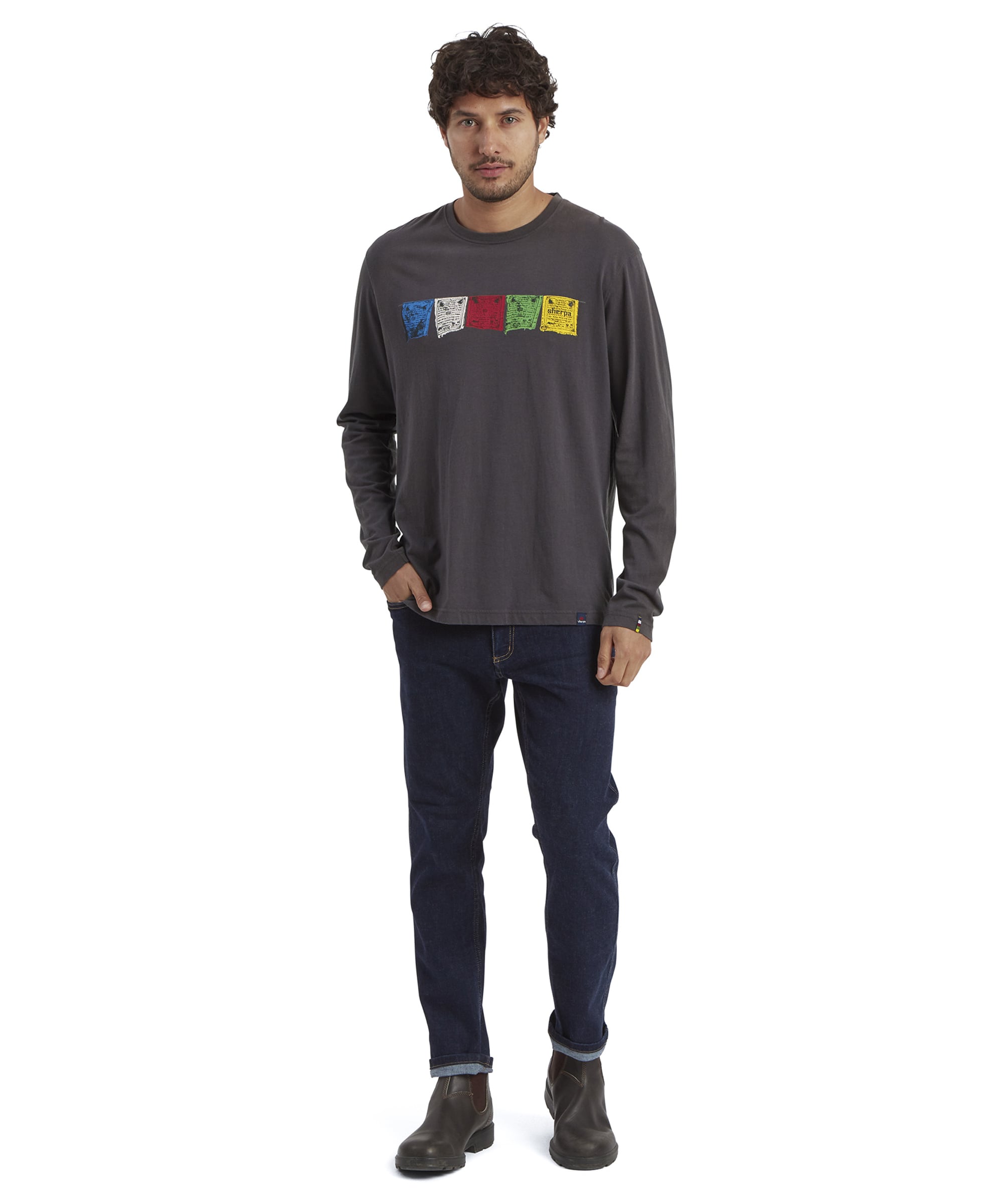 Tarcho Long Sleeve T-Shirt - Kharani Grey