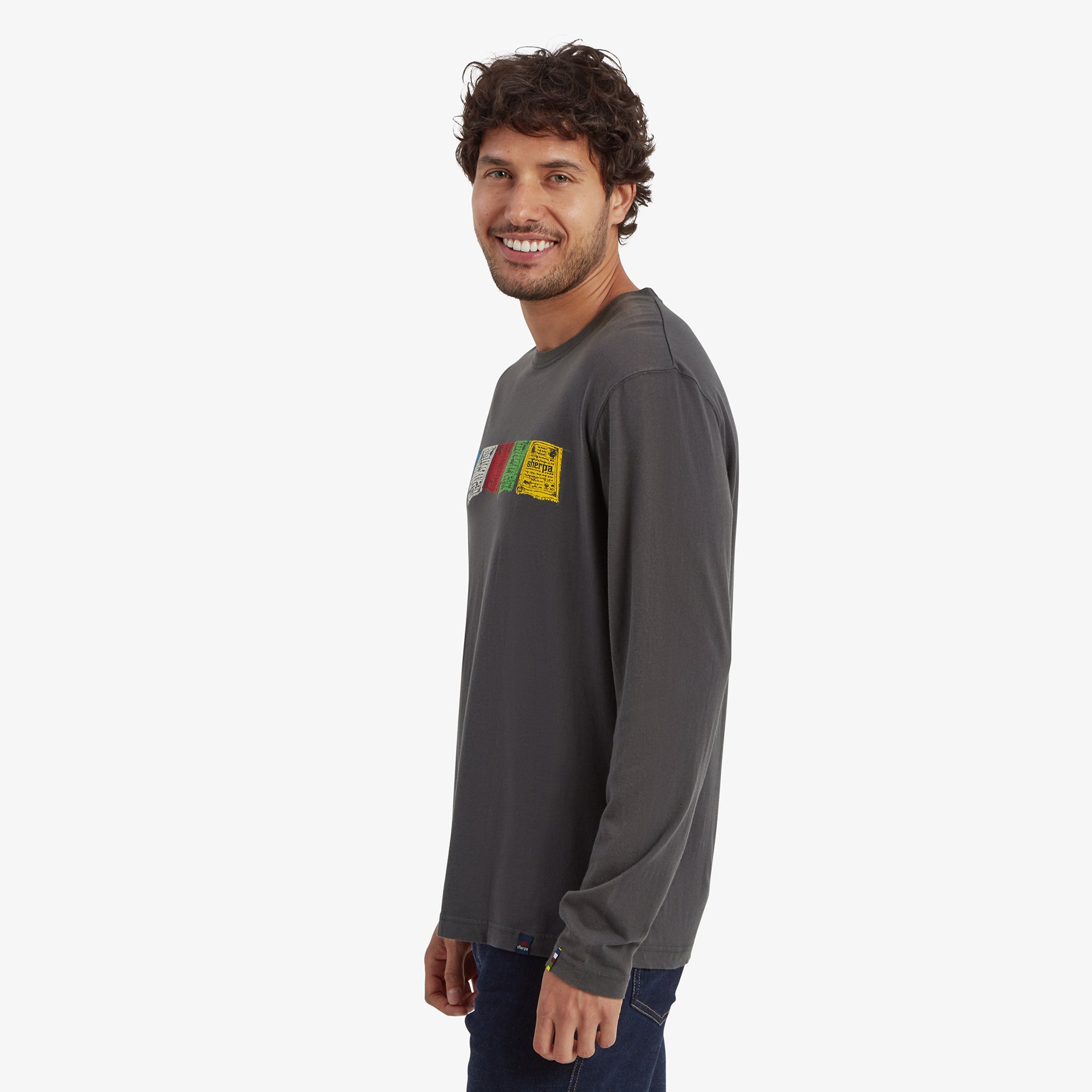 Tarcho Long Sleeve T-Shirt - Kharani Grey