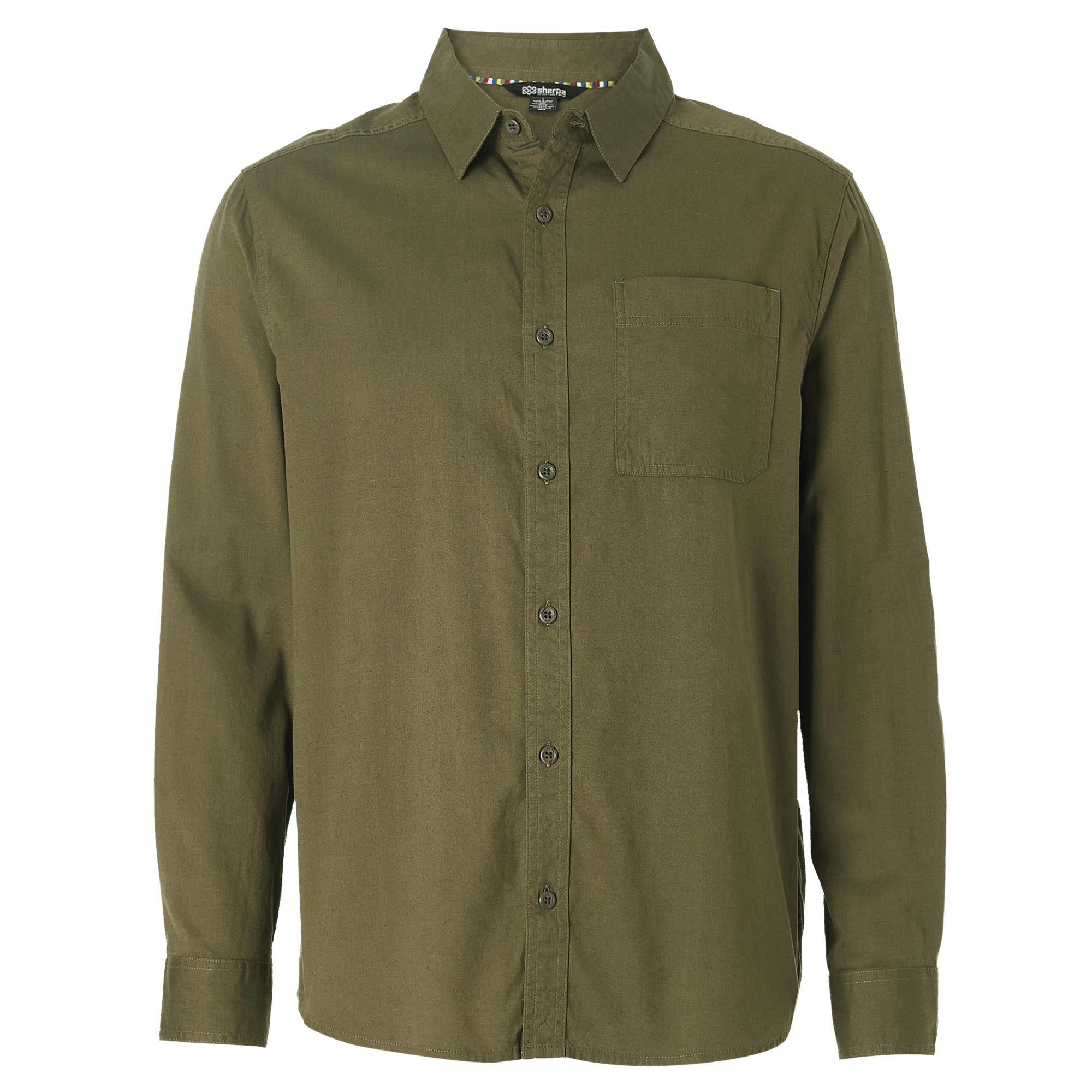 Tharu Long Sleeve Shirt - Evergreen