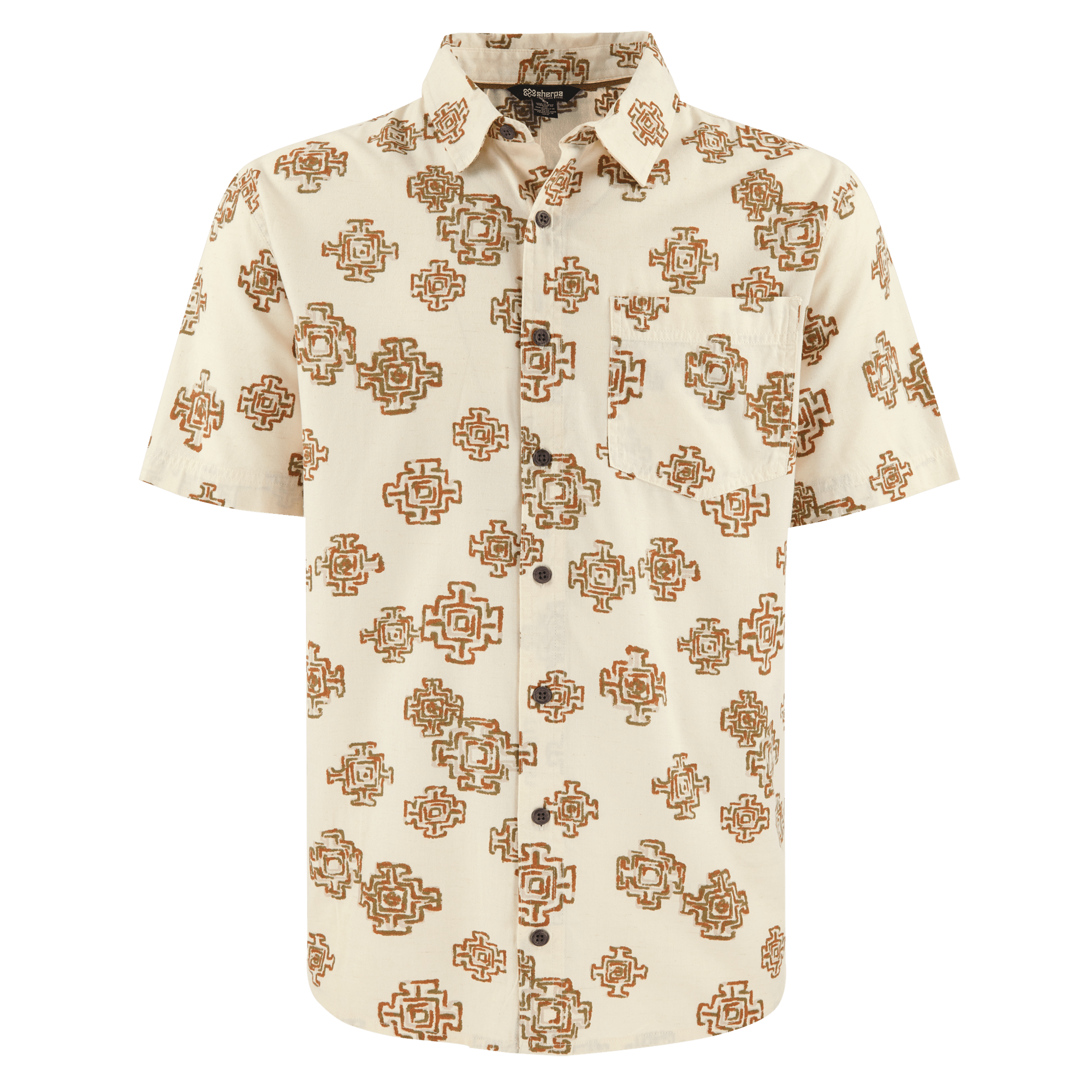 Sherpa Adventure Gear Tharu Short Sleeve Shirt in Green