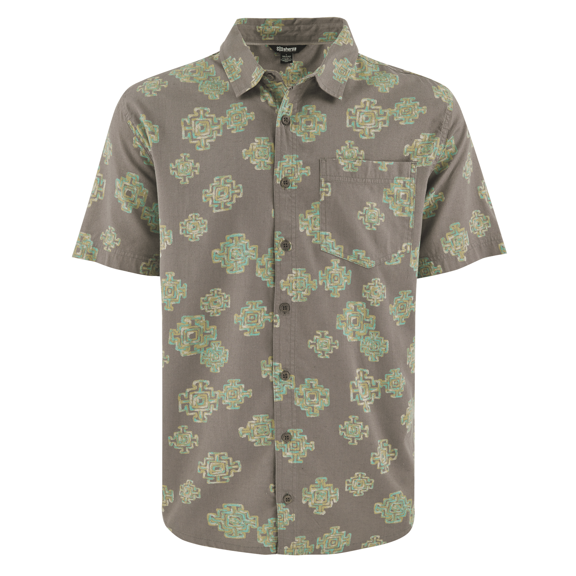 Tharu Short Sleeve Shirt - Monsoon Mandala