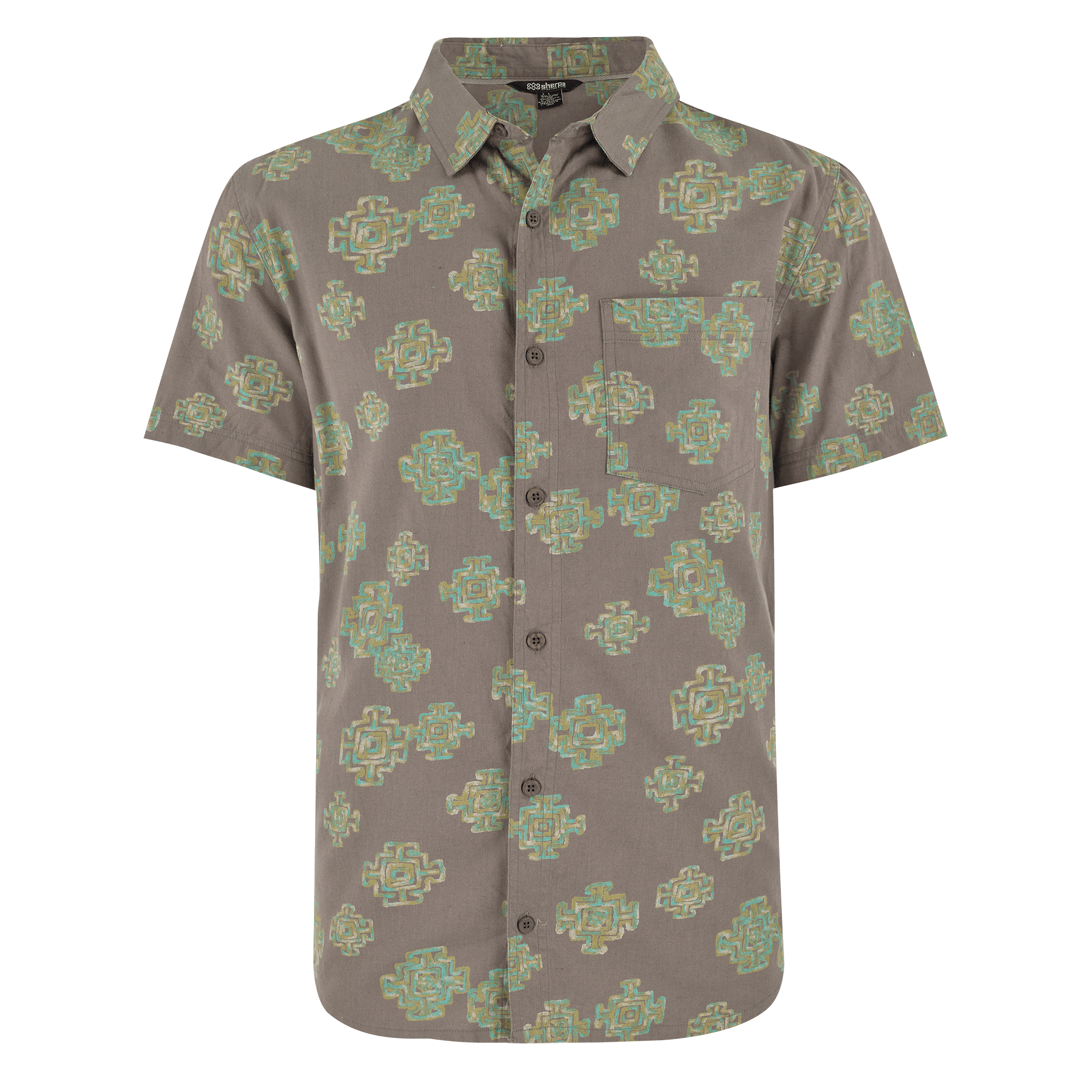 Tharu Stride Kurzarmshirt - Monsoon Mandala