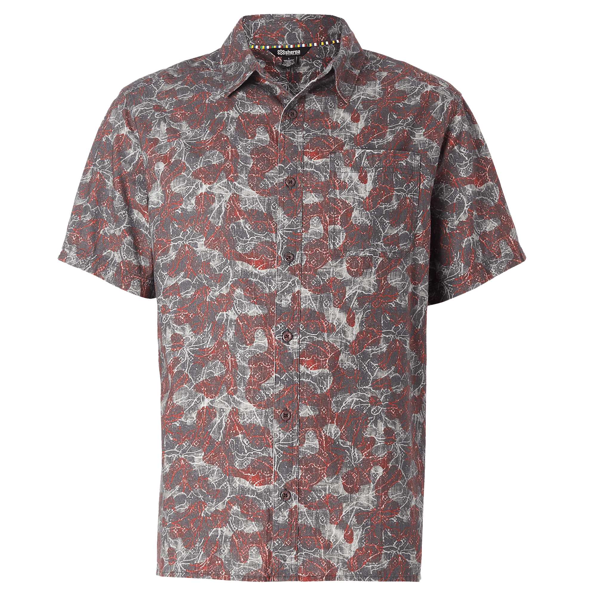 Sherpa Adventure Gear Tharu Voyage Short Sleeve Shirt in Grey