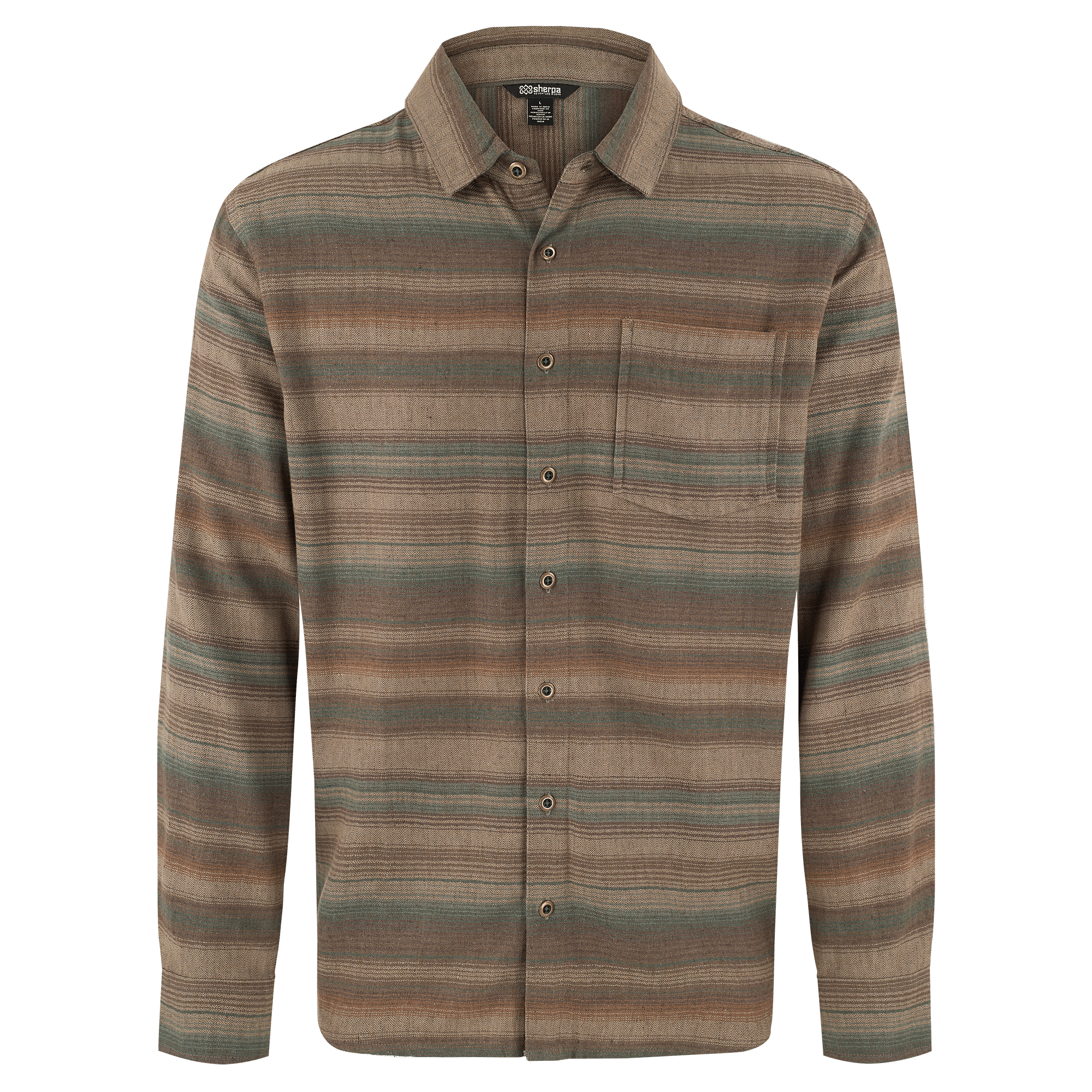 Sherpa Adventure Gear Yadav Eco Long Sleeve Shirt in Grey