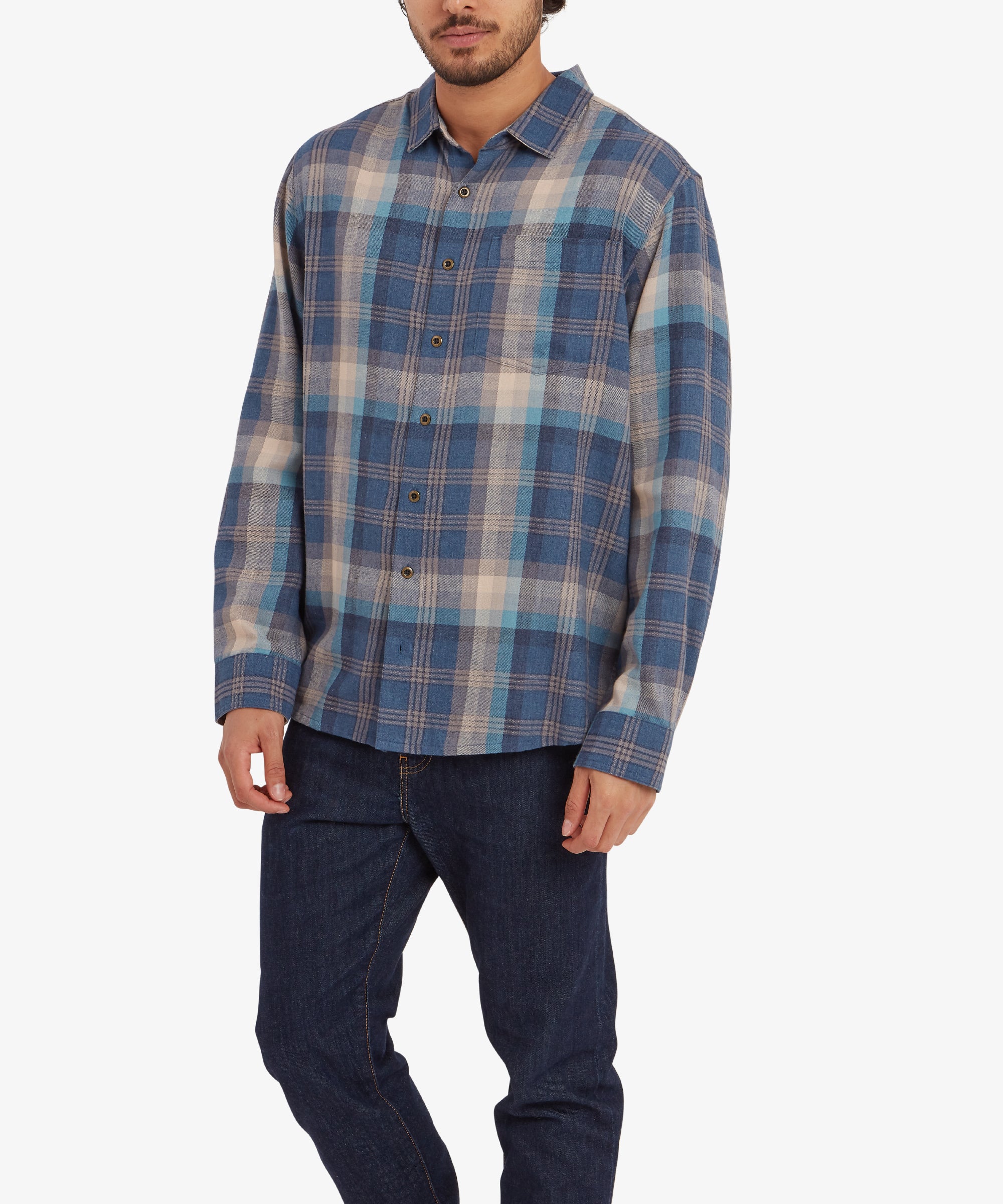 Yama Long Sleeve Shirt - Slate