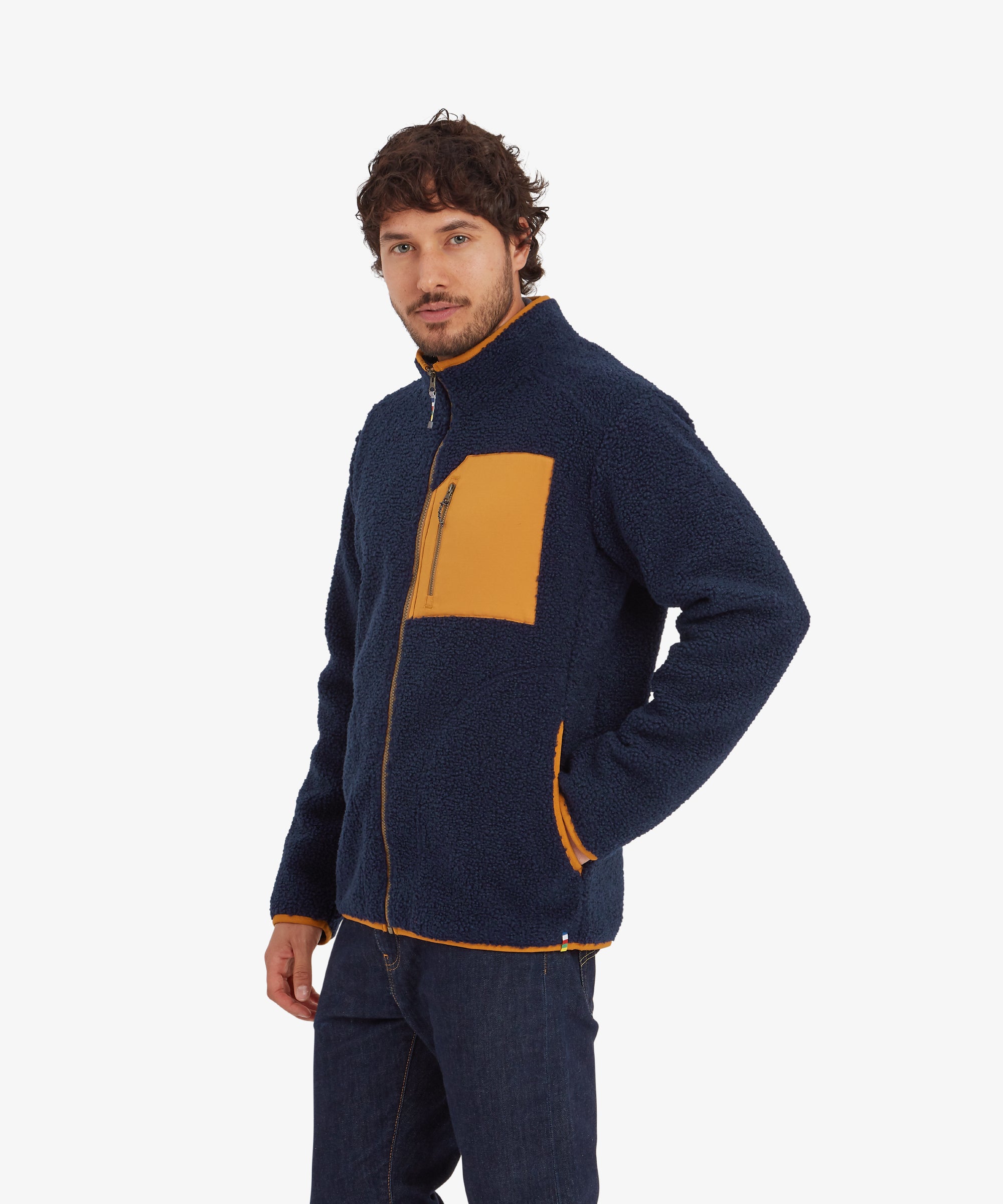 Yatri Full Zip Jacket - Rathee Blue