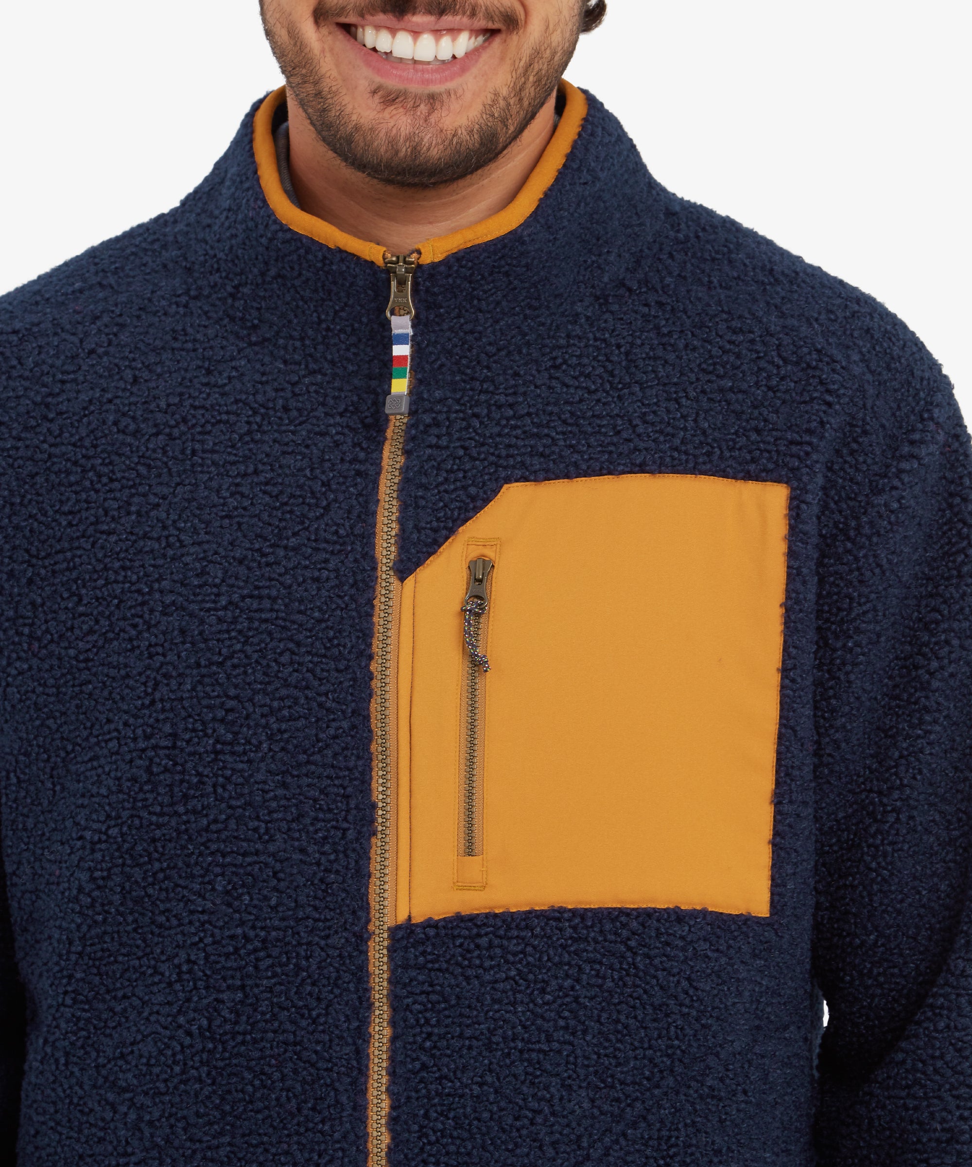 Yatri Full Zip Jacket - Rathee Blue