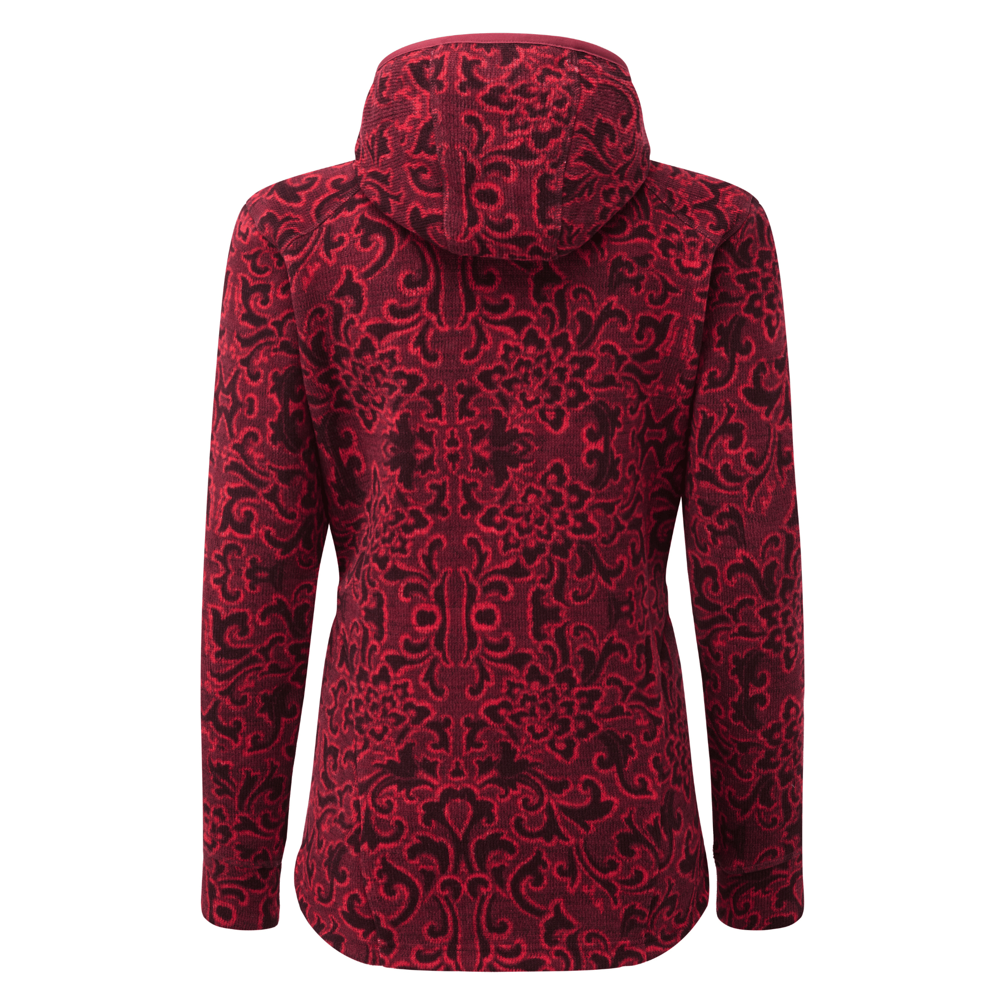 Sherpa Adventure Gear Namla Hooded Jacket II in Red from the back