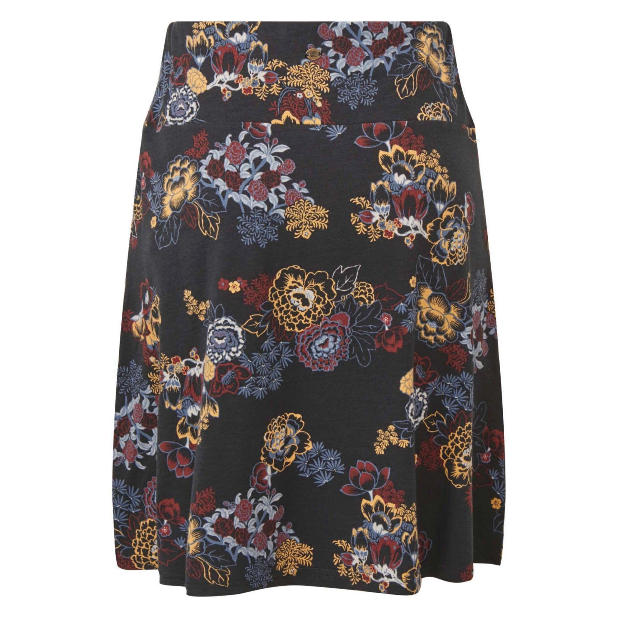 Padma Pull On Skirt - Black Print