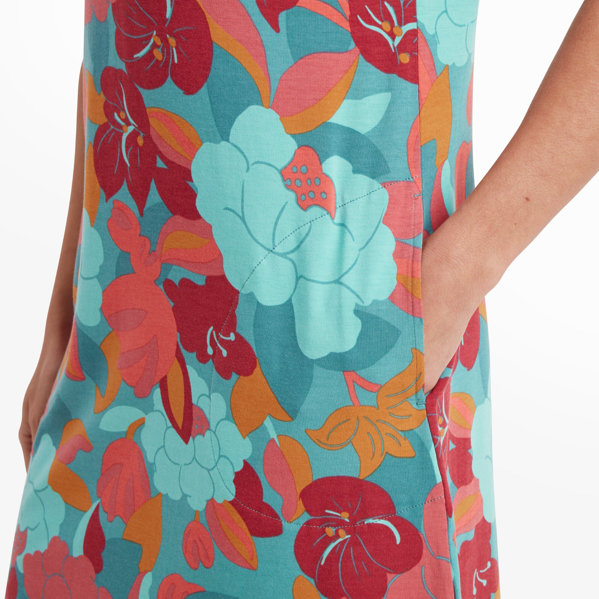 Padma Tie Back Dress - Hydra Oversize Floral