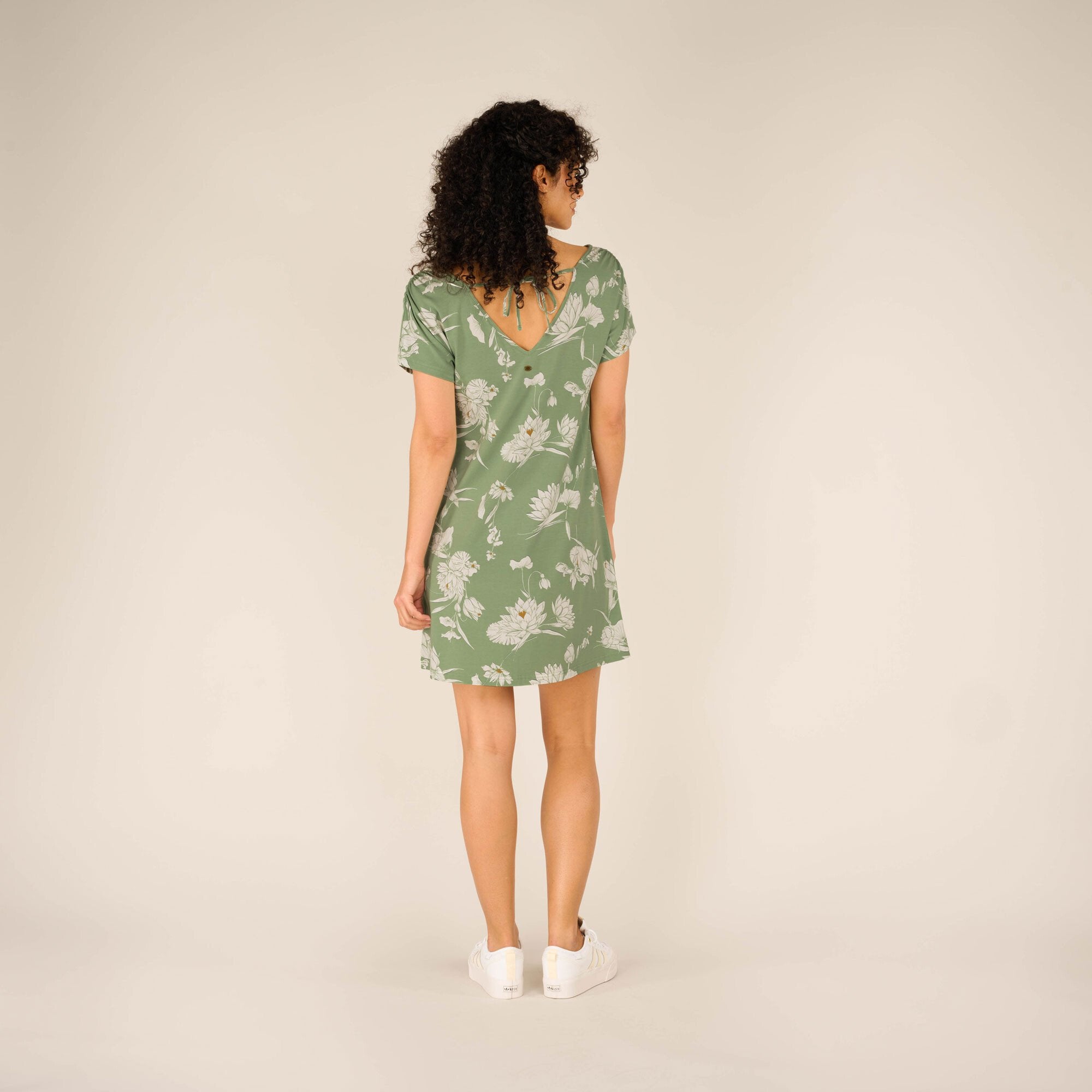 Padma Tie Back Dress - Thyme Lotus