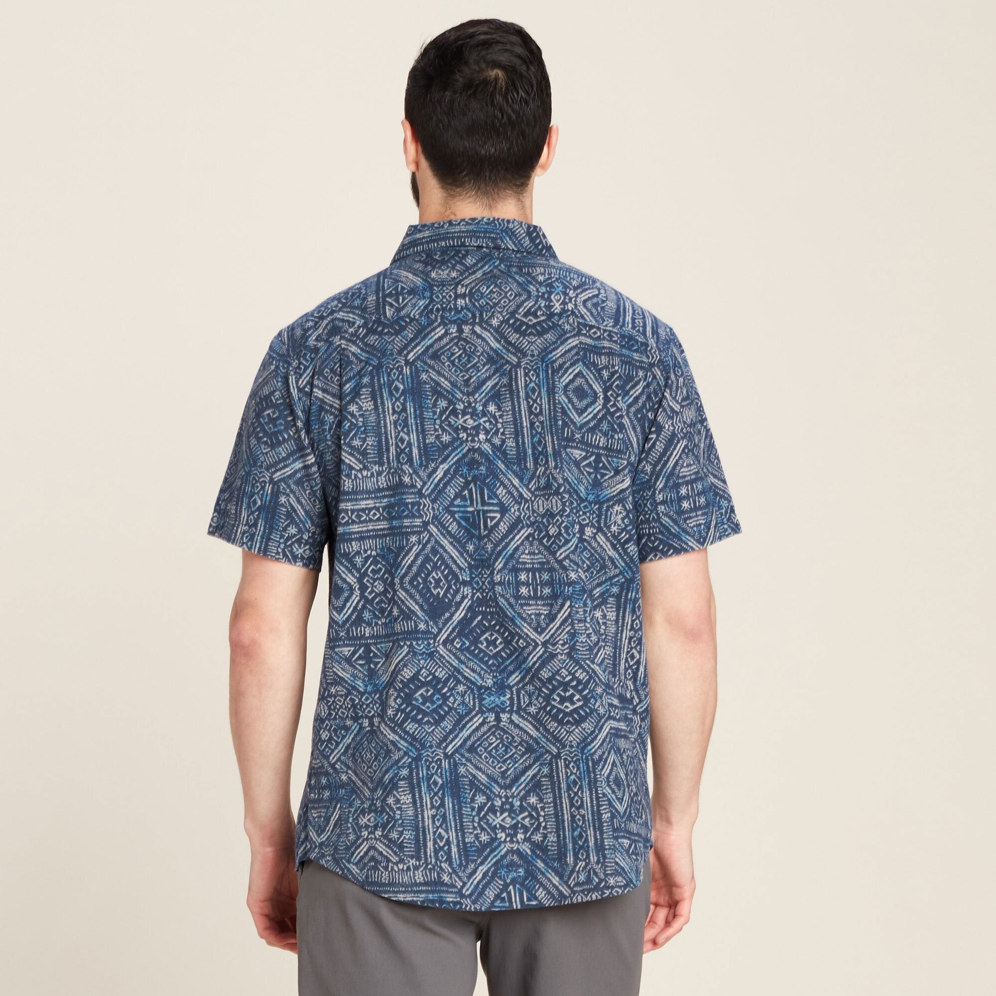 Pathhar Short Sleeve Shirt - Neelo Blue Nomad