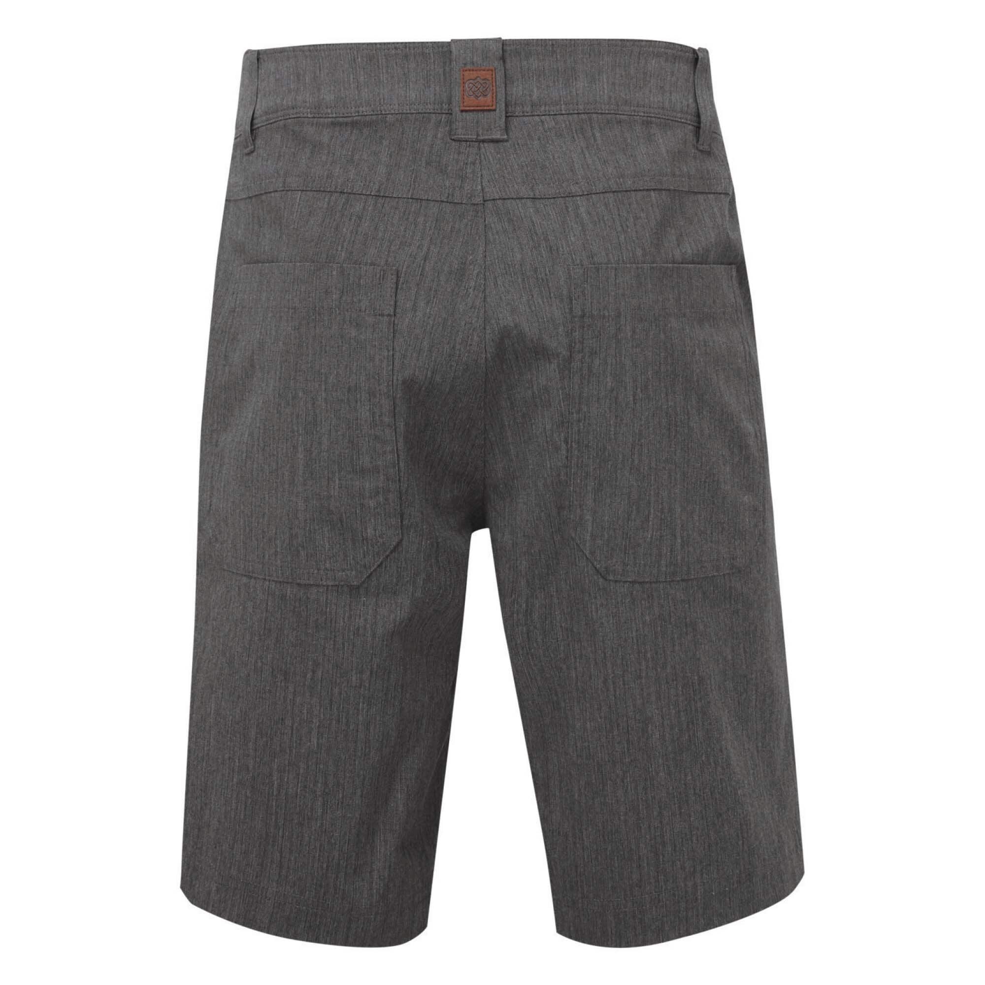 Sherpa Adventure Gear Pokhara 9 Inch Shorts in Grey from the back