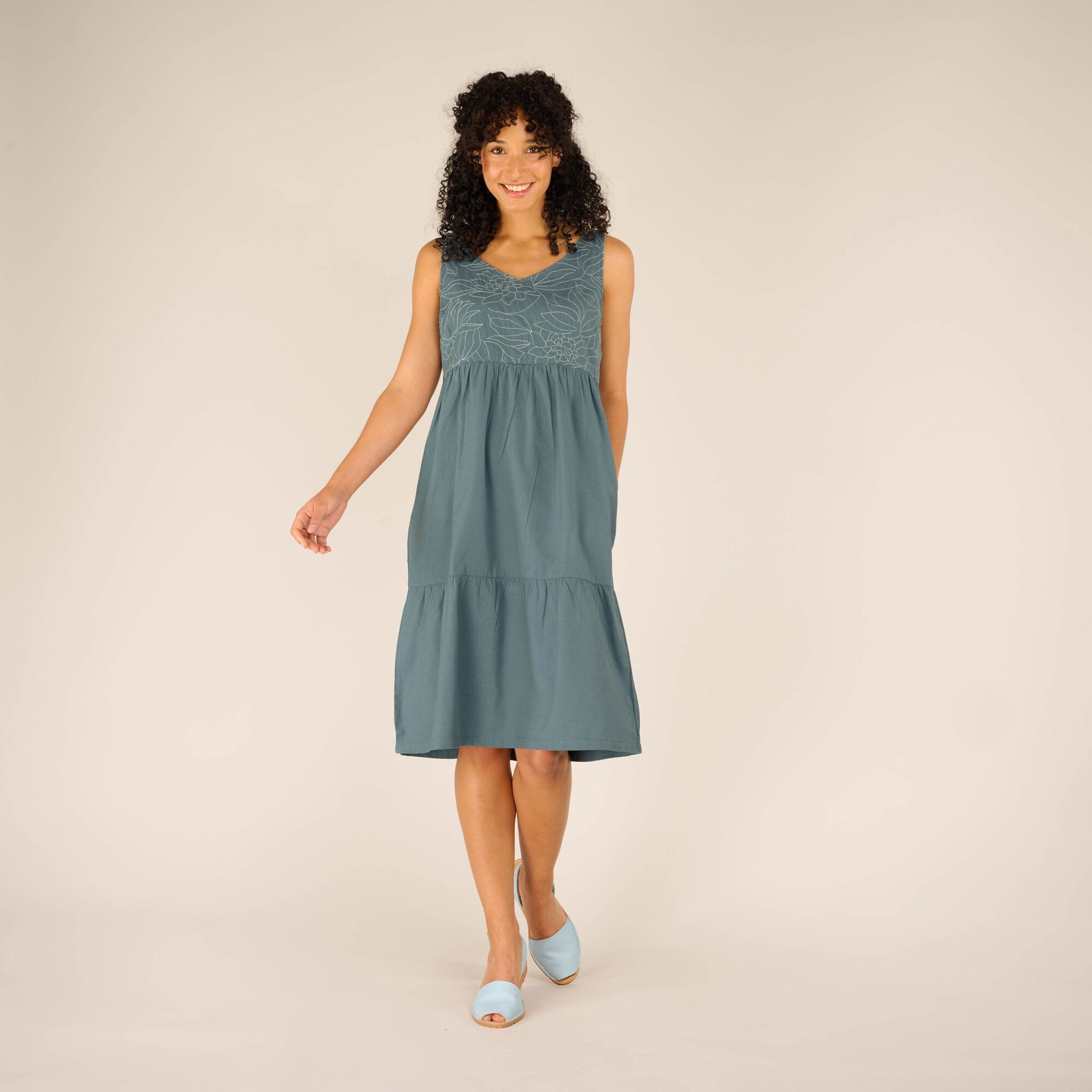 Tharu Tank Top Dress - Haze