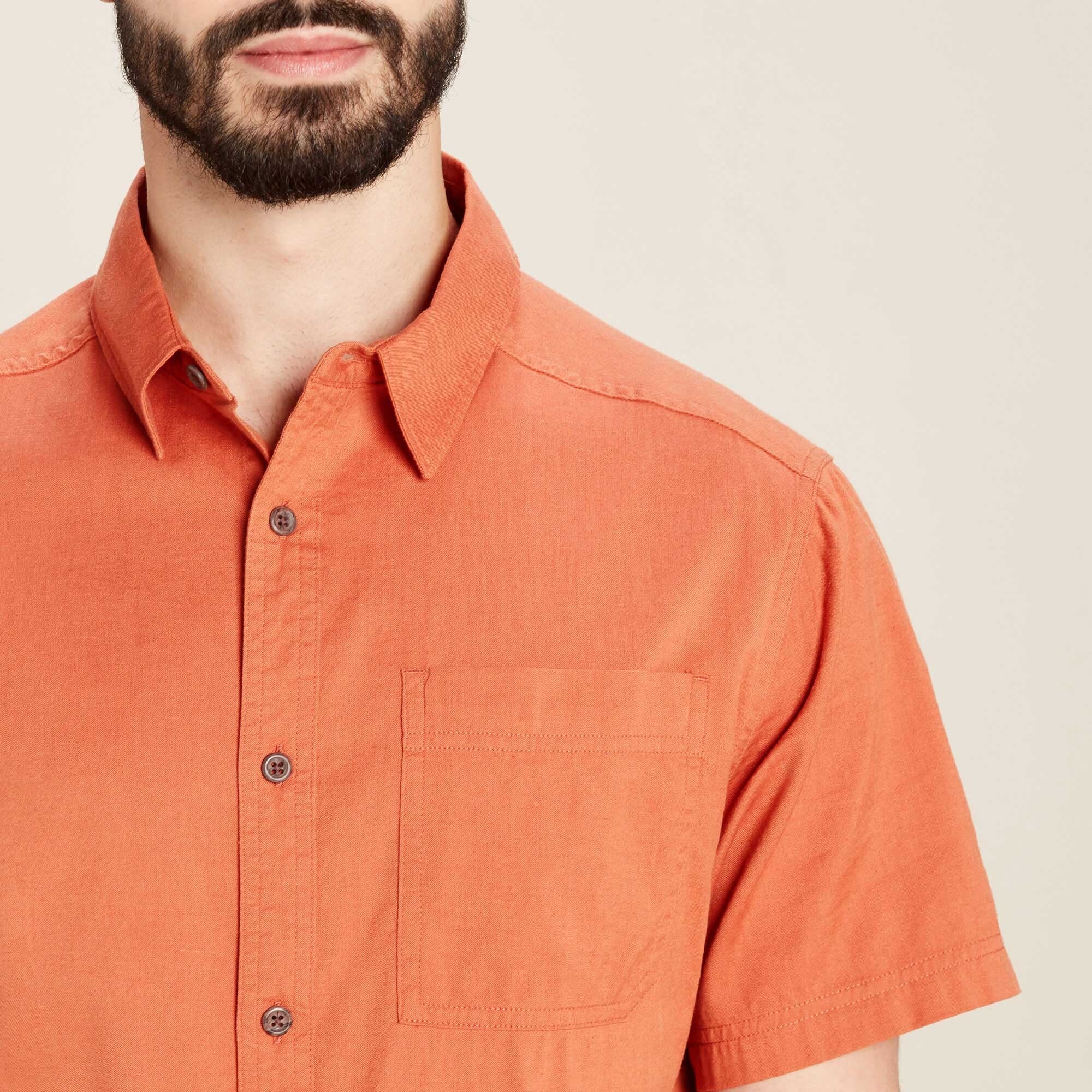 Tharu Voyage Short Sleeve Shirt - Aged Brick