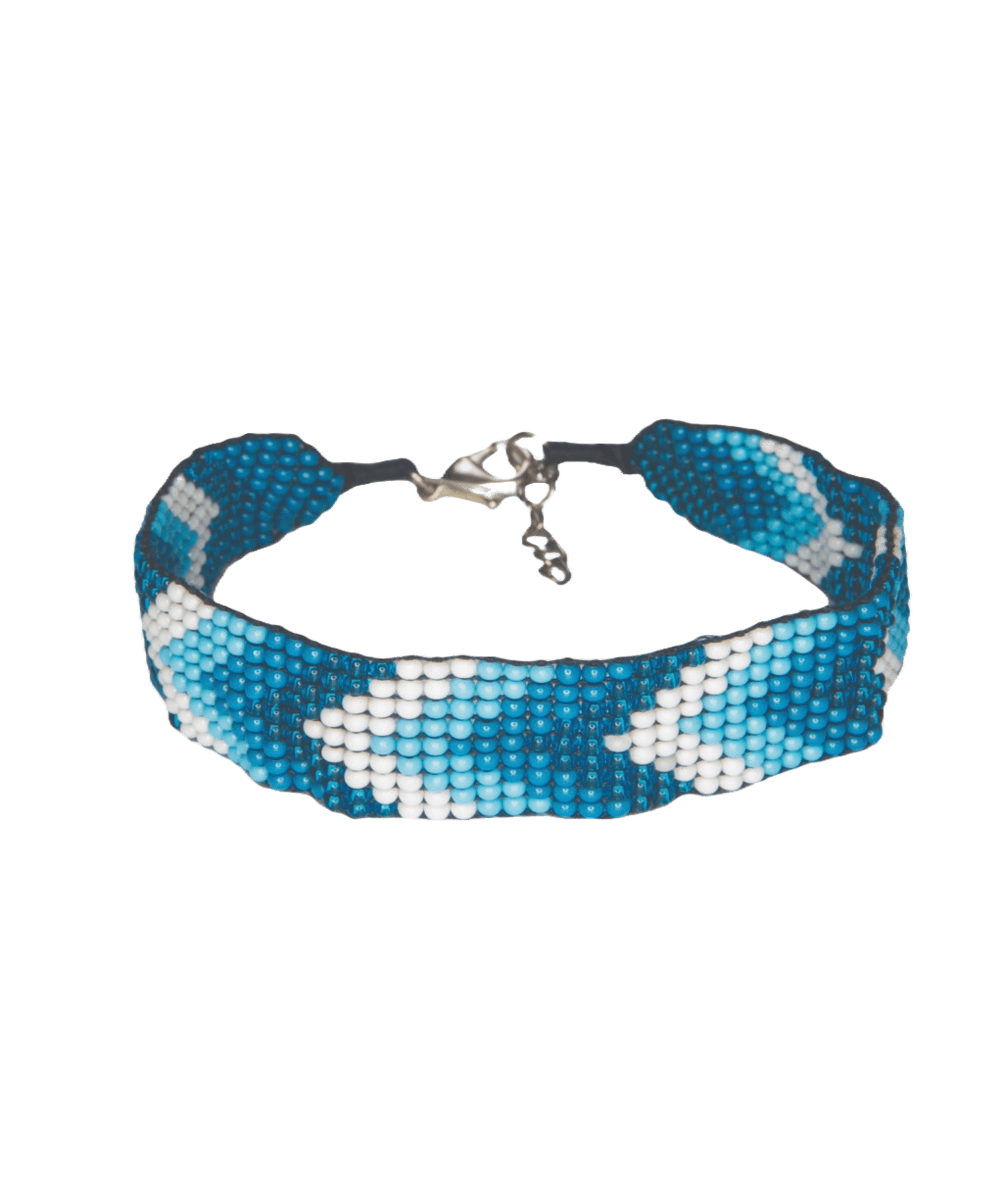 Mayalu Chevron-Armband – Blaue Tara