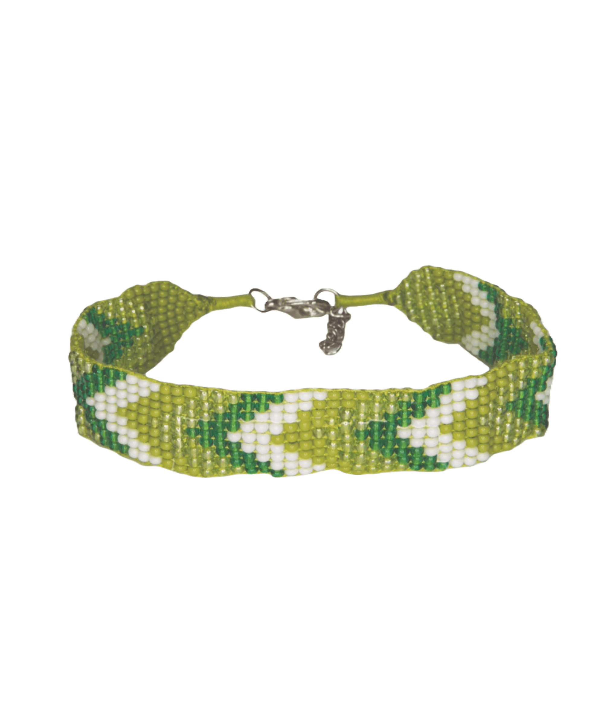 Mayalu Chevron-Armband – Gokarna-Grün