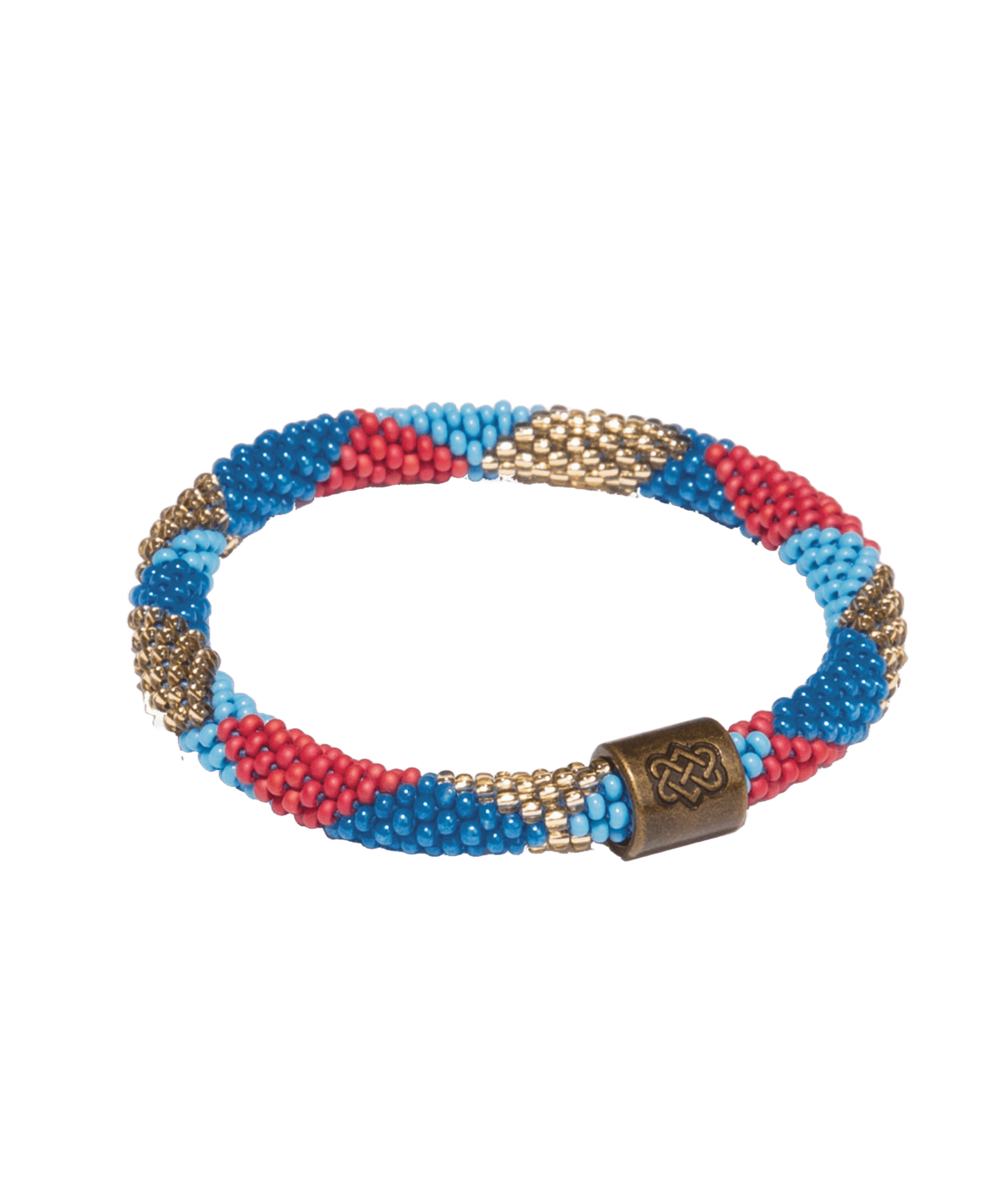 Mayalu Dhaka Roll On Bracelet - Rupa Blue