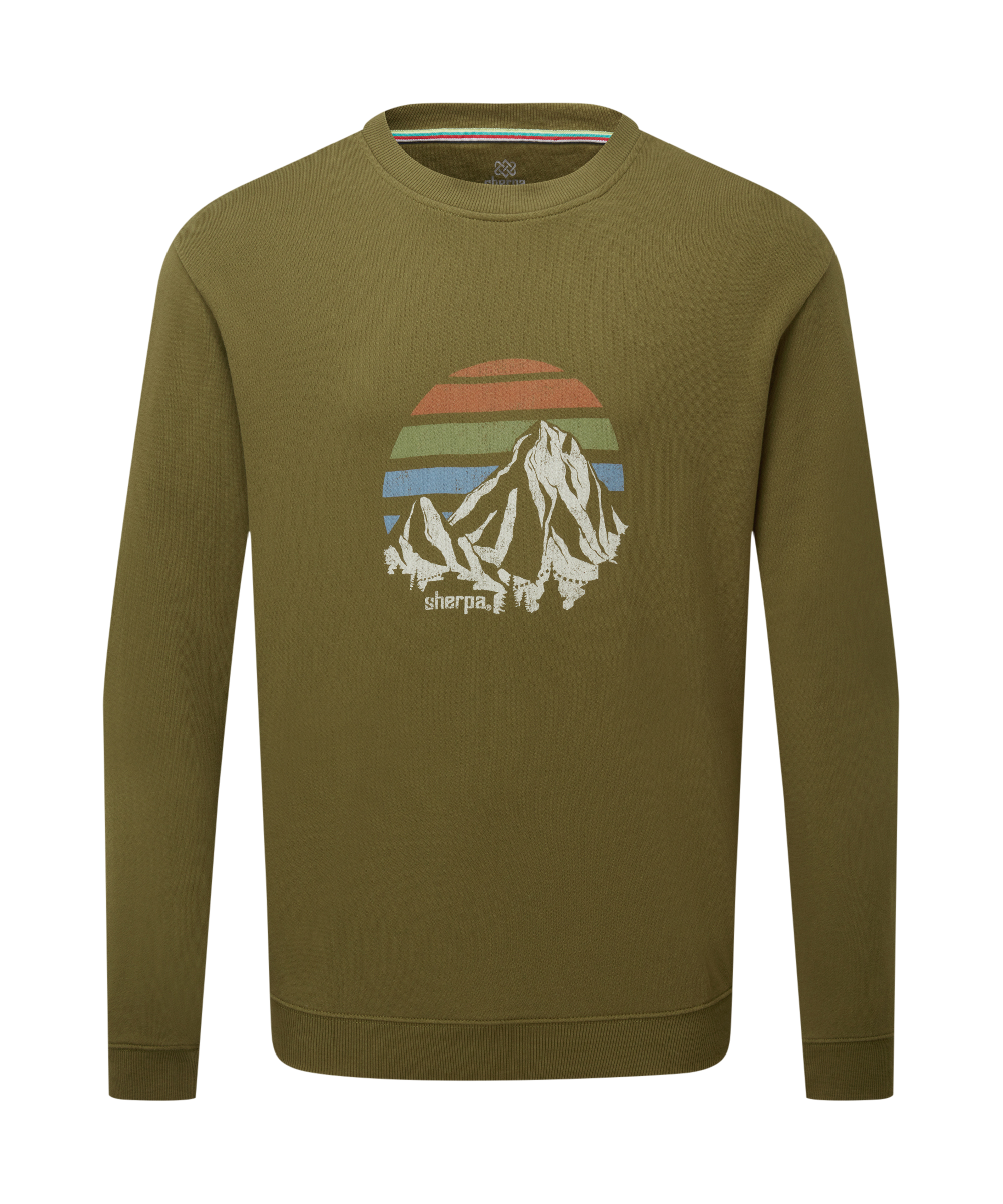 Sherpa Adventure Gear Unisex Pokhara Sunset Crew Green