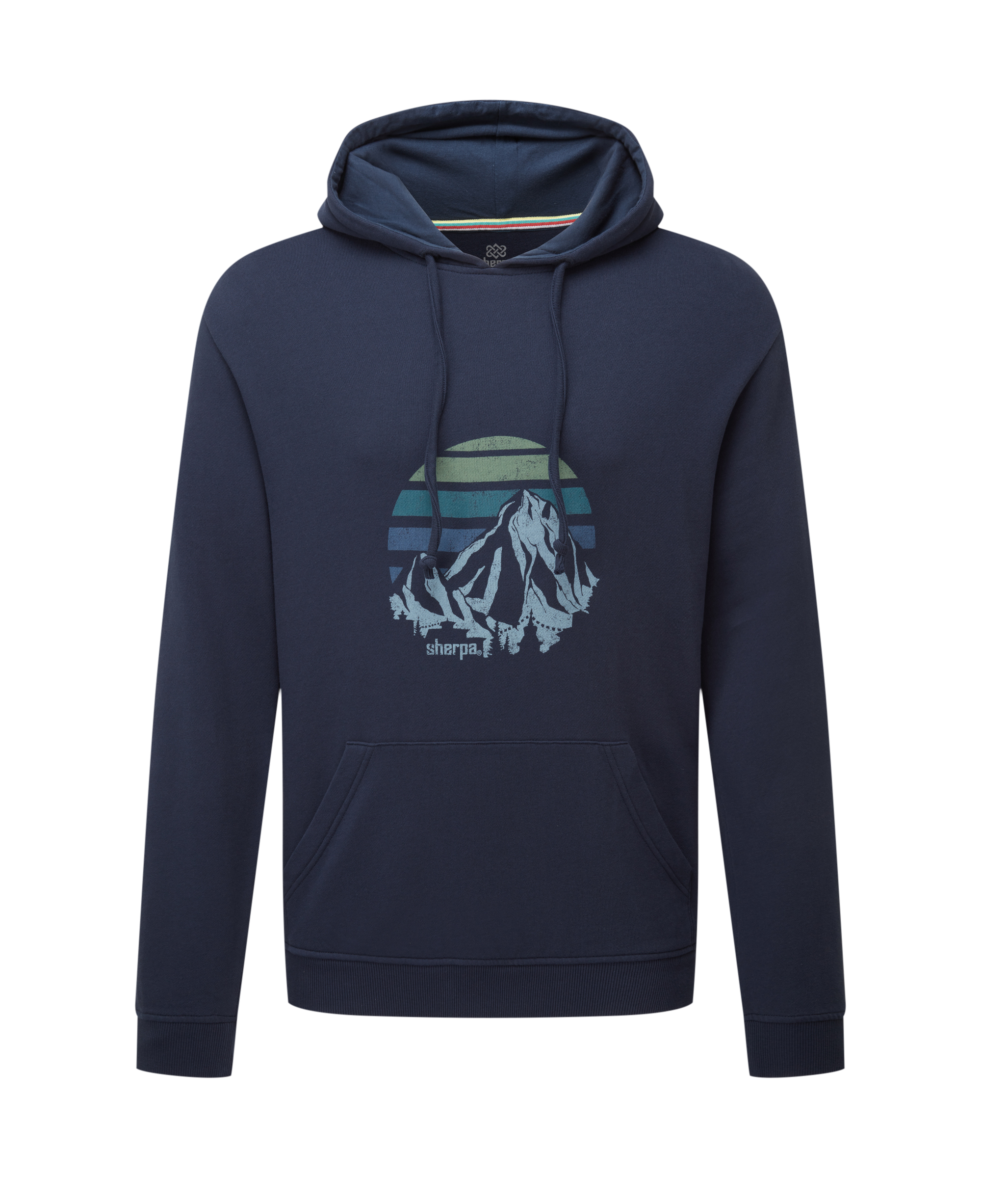 Sherpa Adventure Gear Unisex Pokhara Sunset Hoodie Blue