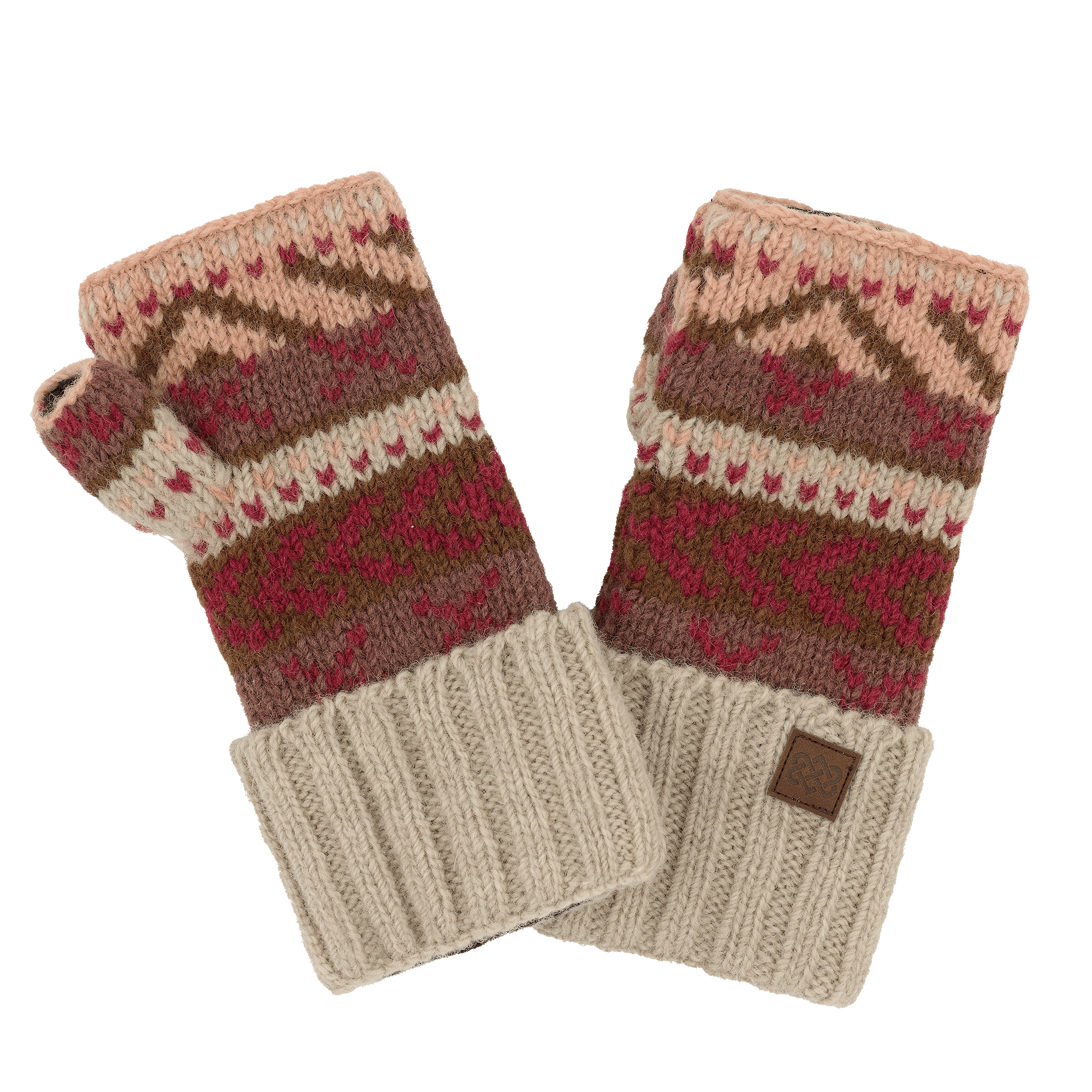 Sherpa Adventure Gear Vastu Wrist Warmer in Light Brown