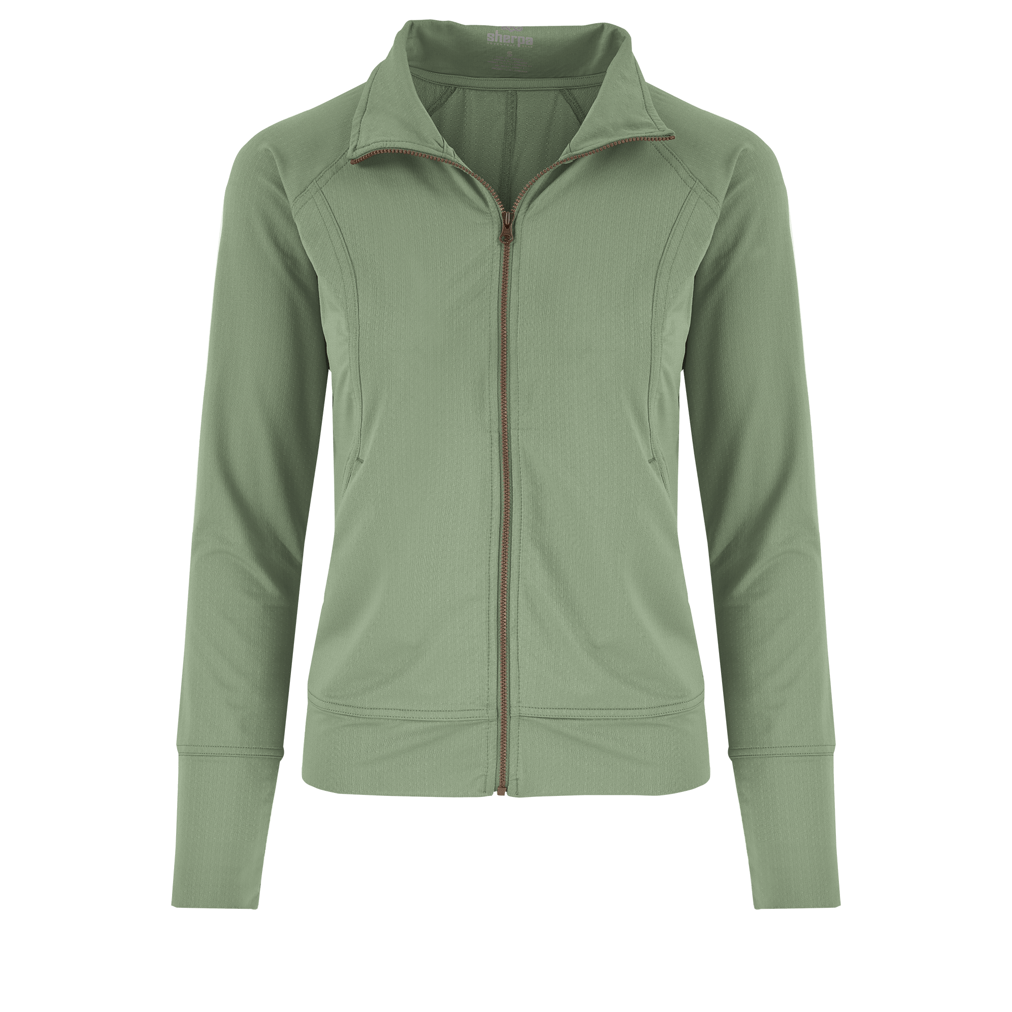 Sherpa Adventure Gear Aarti Full Zip Jacket in Green