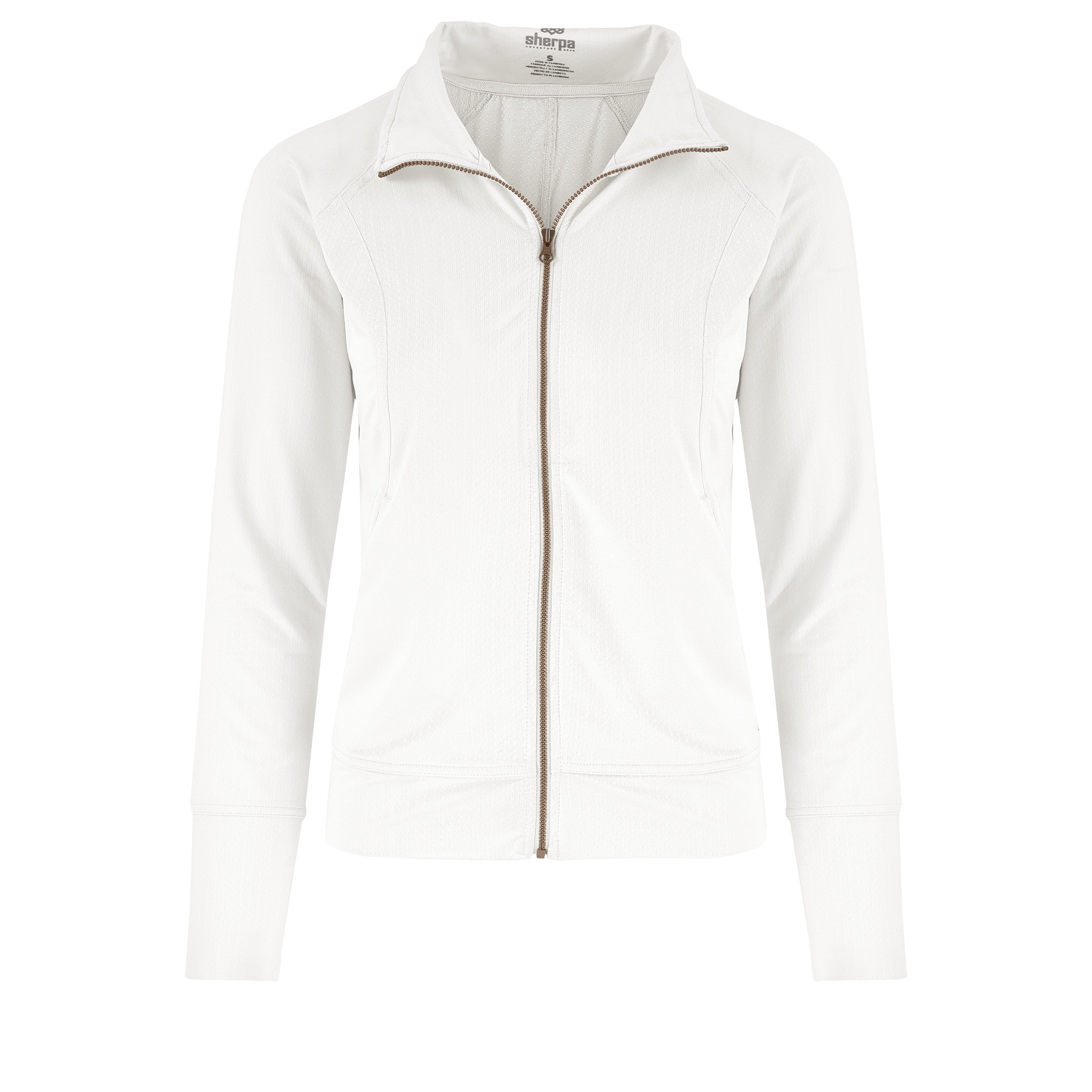 Sherpa Adventure Gear Aarti Full Zip Jacket in White