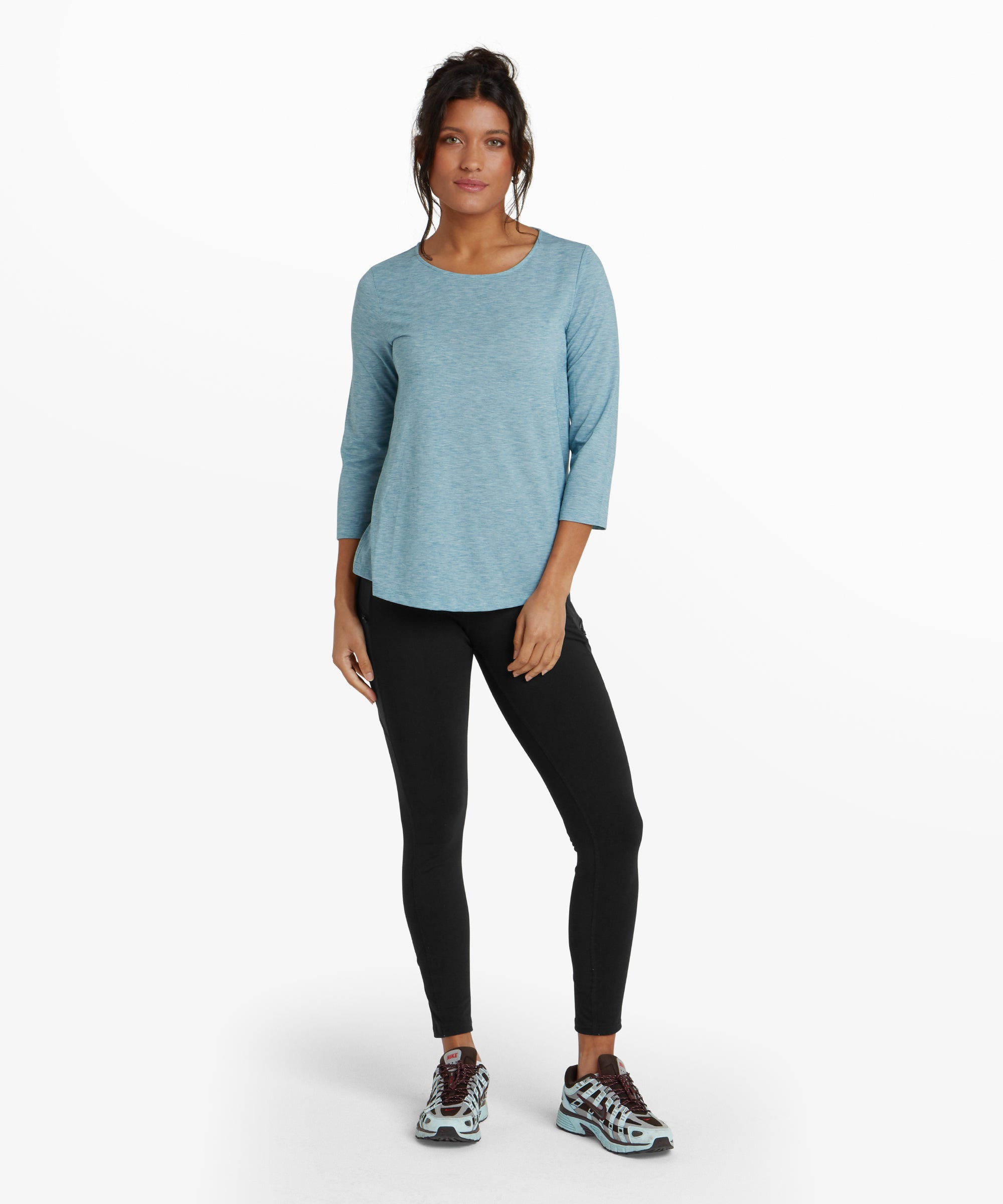 Asha 3/4 Sleeve Top - Hydra