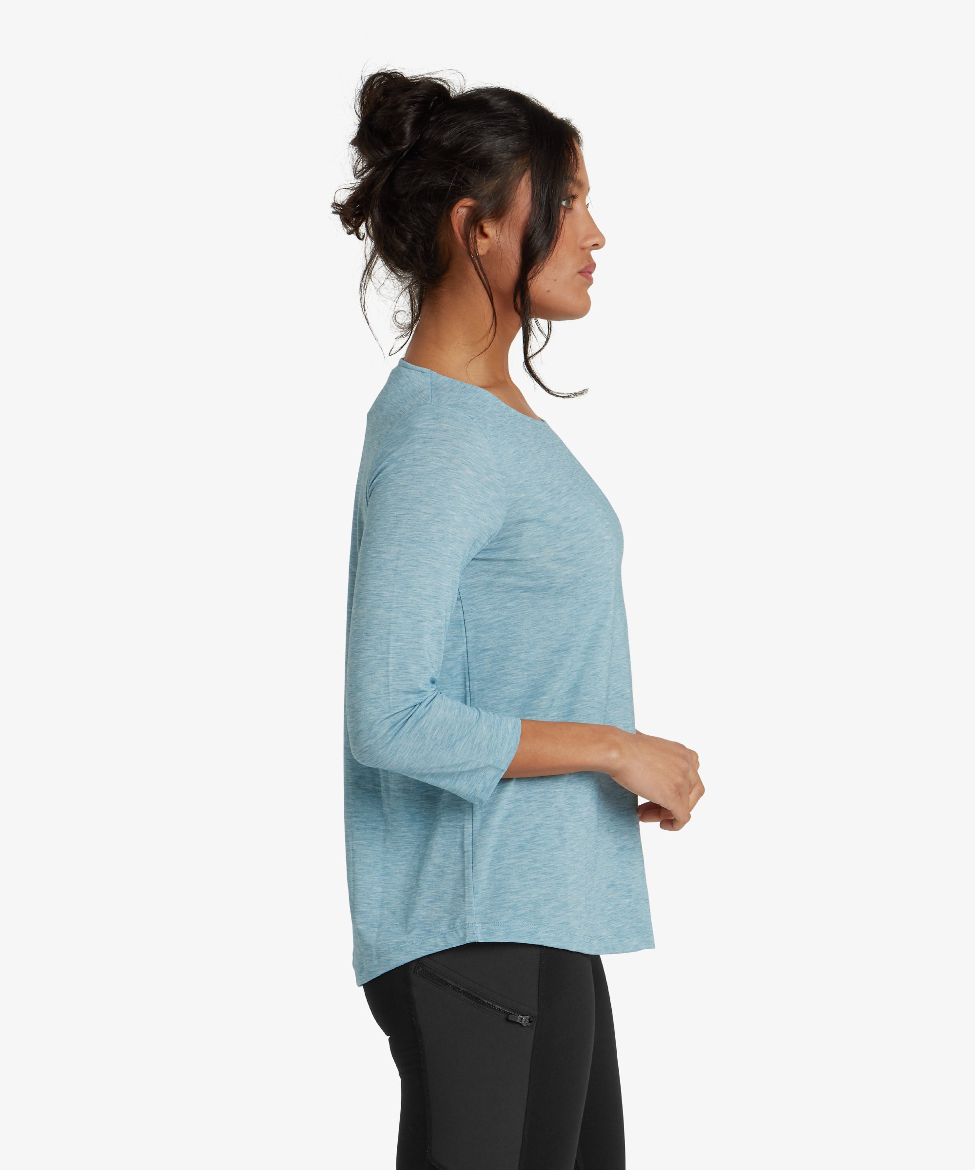 Asha 3/4 Sleeve Top - Hydra