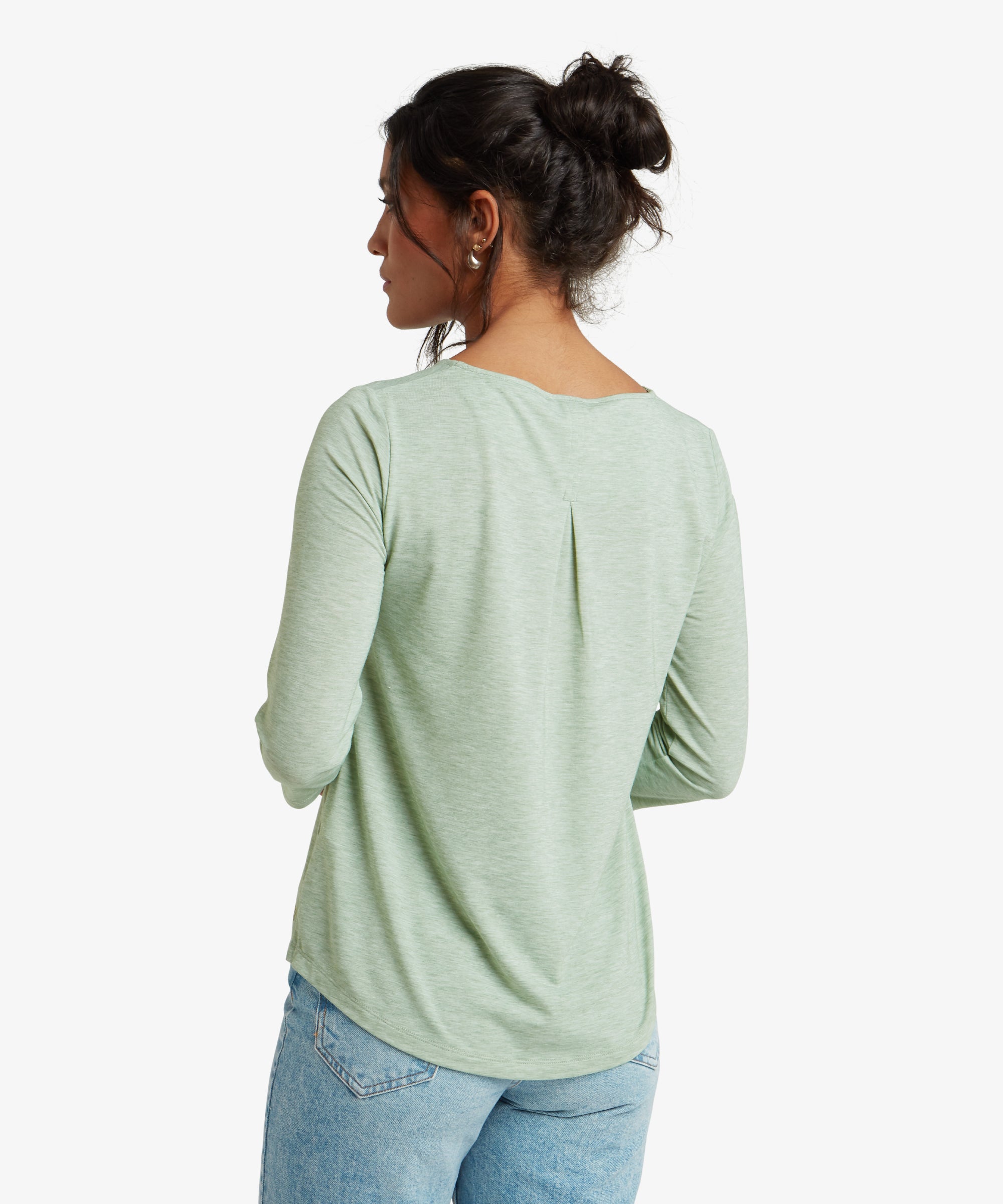 Asha 3/4 Sleeve Top - Thyme