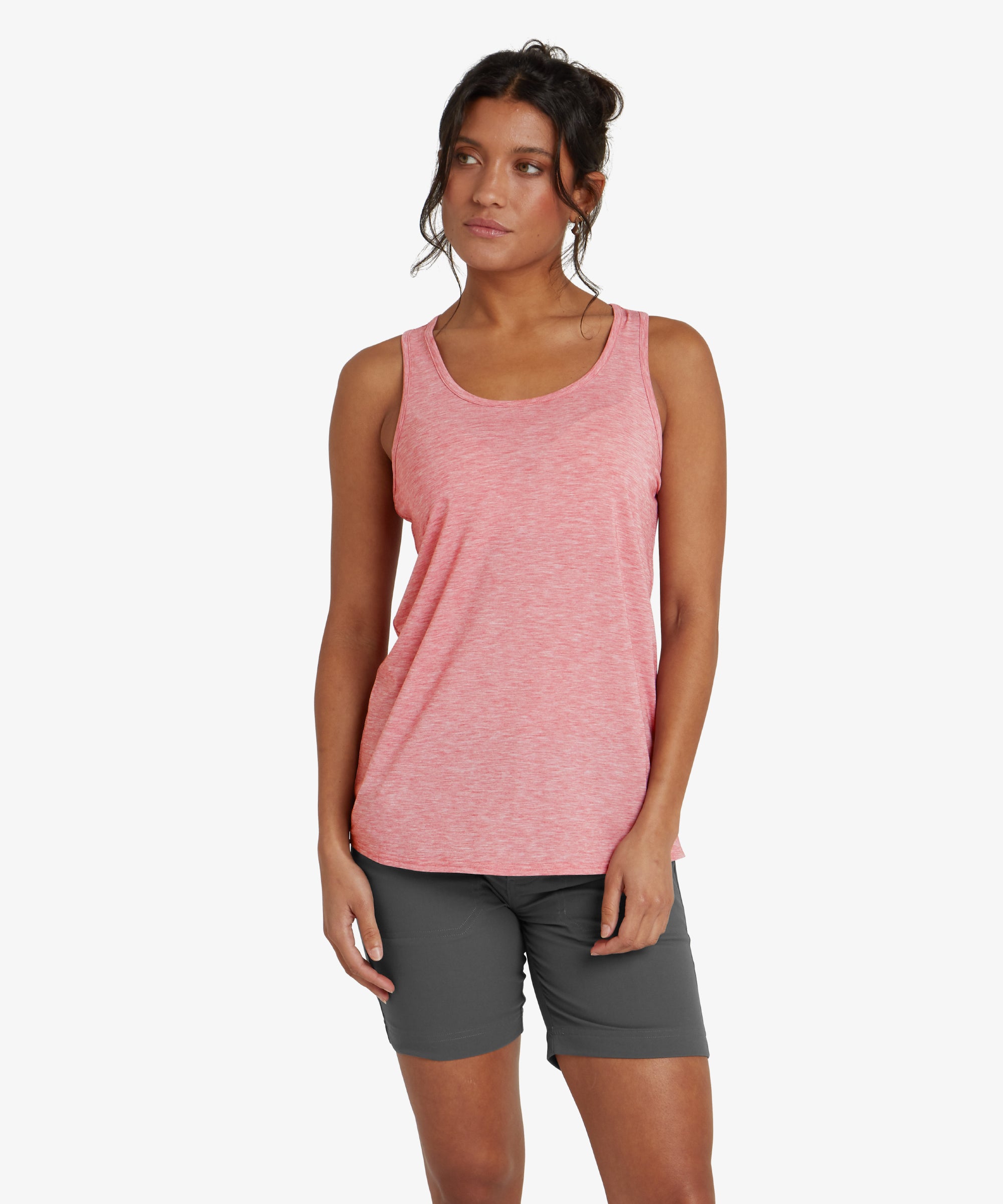 Asha Tank Top - Mineral Red Texture