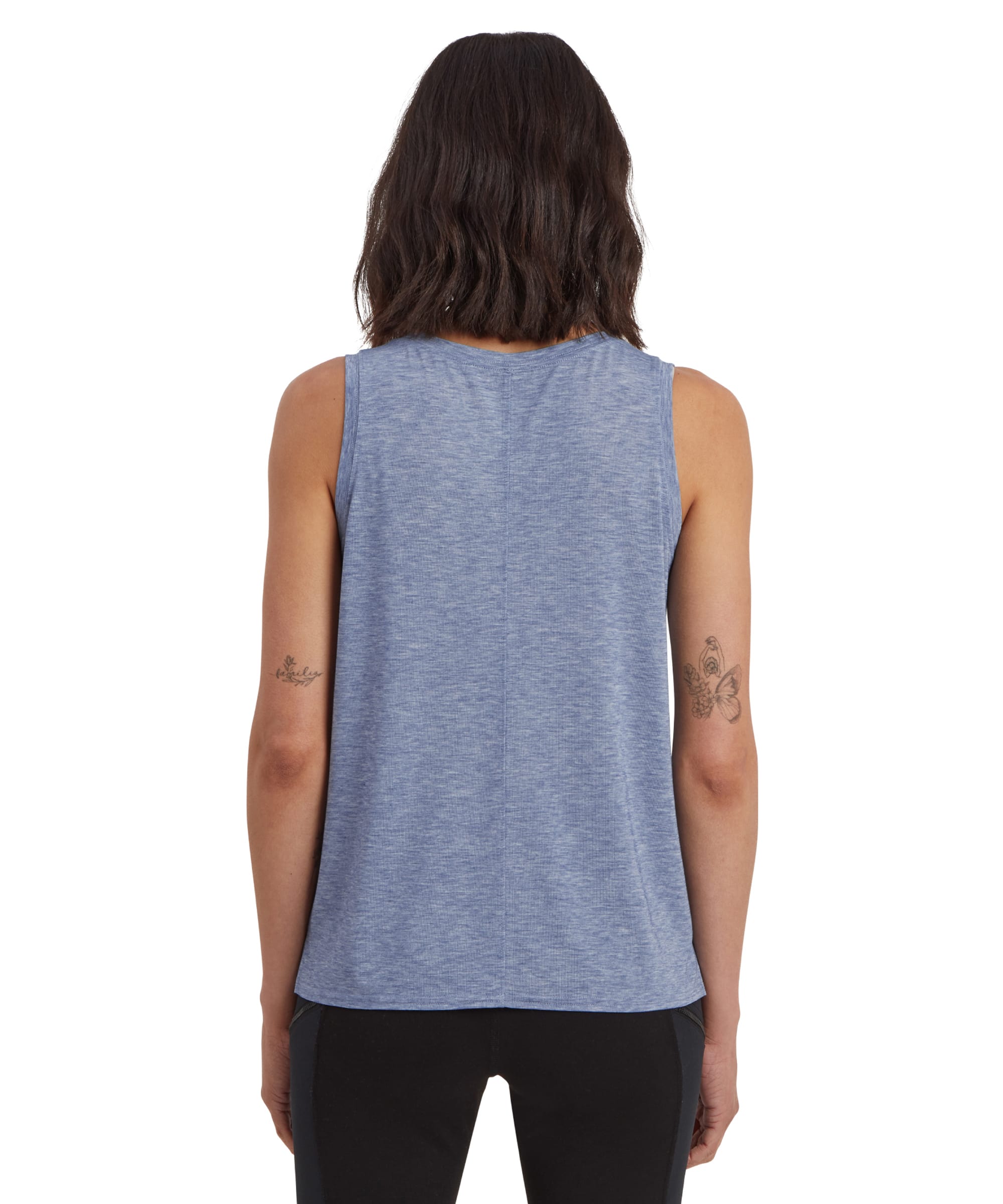 Asha V-Neck Tank Top - Seaport Blue