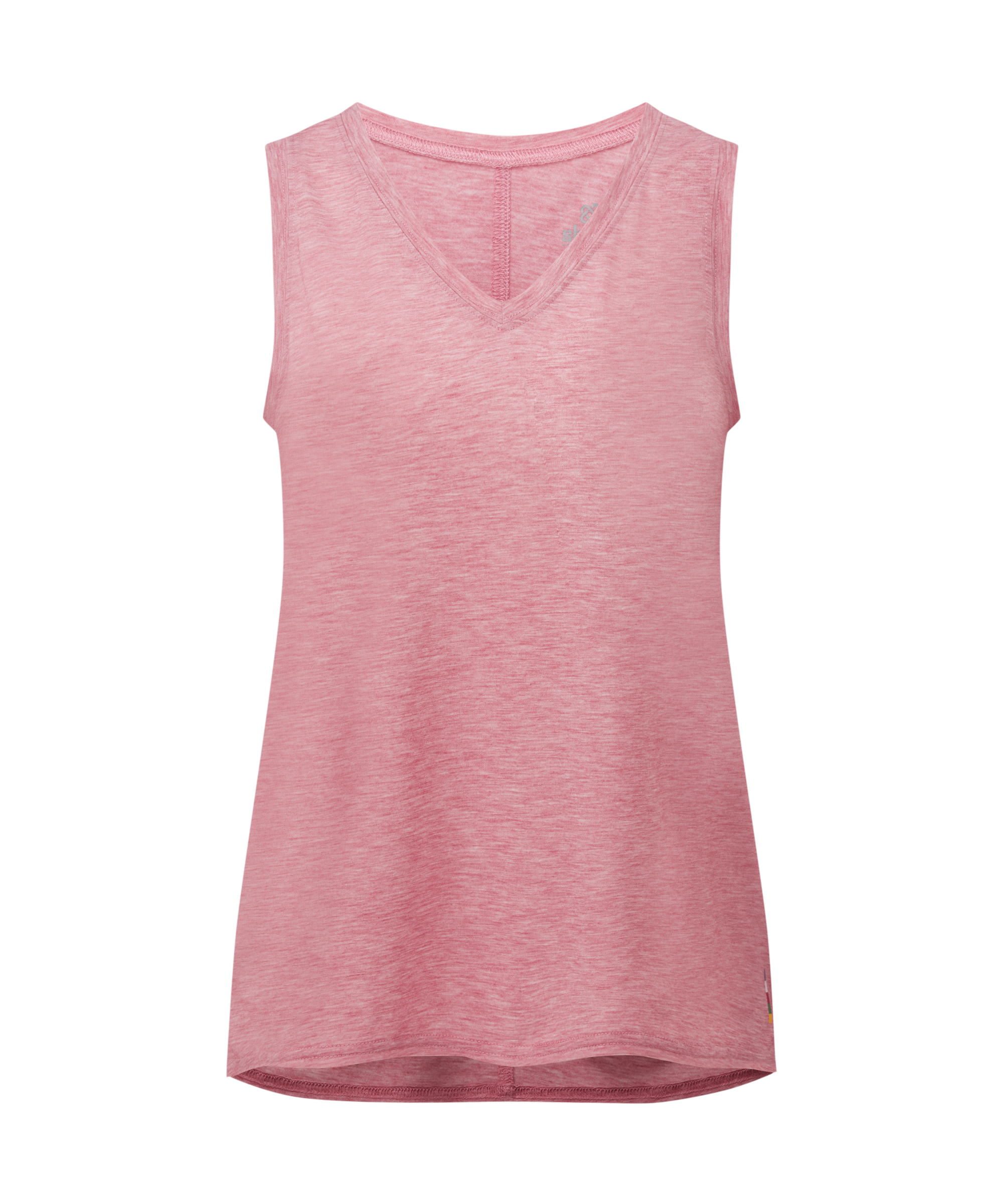 Asha Tanktop mit V-Ausschnitt - Mineralrot