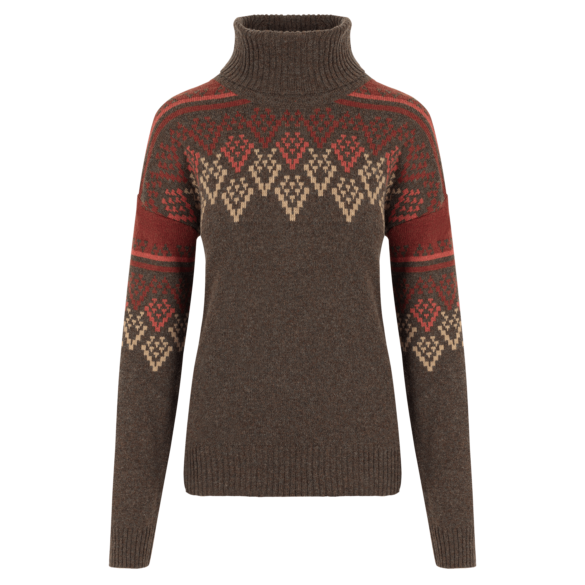 Azha Rollkragenpullover - Cappuccino