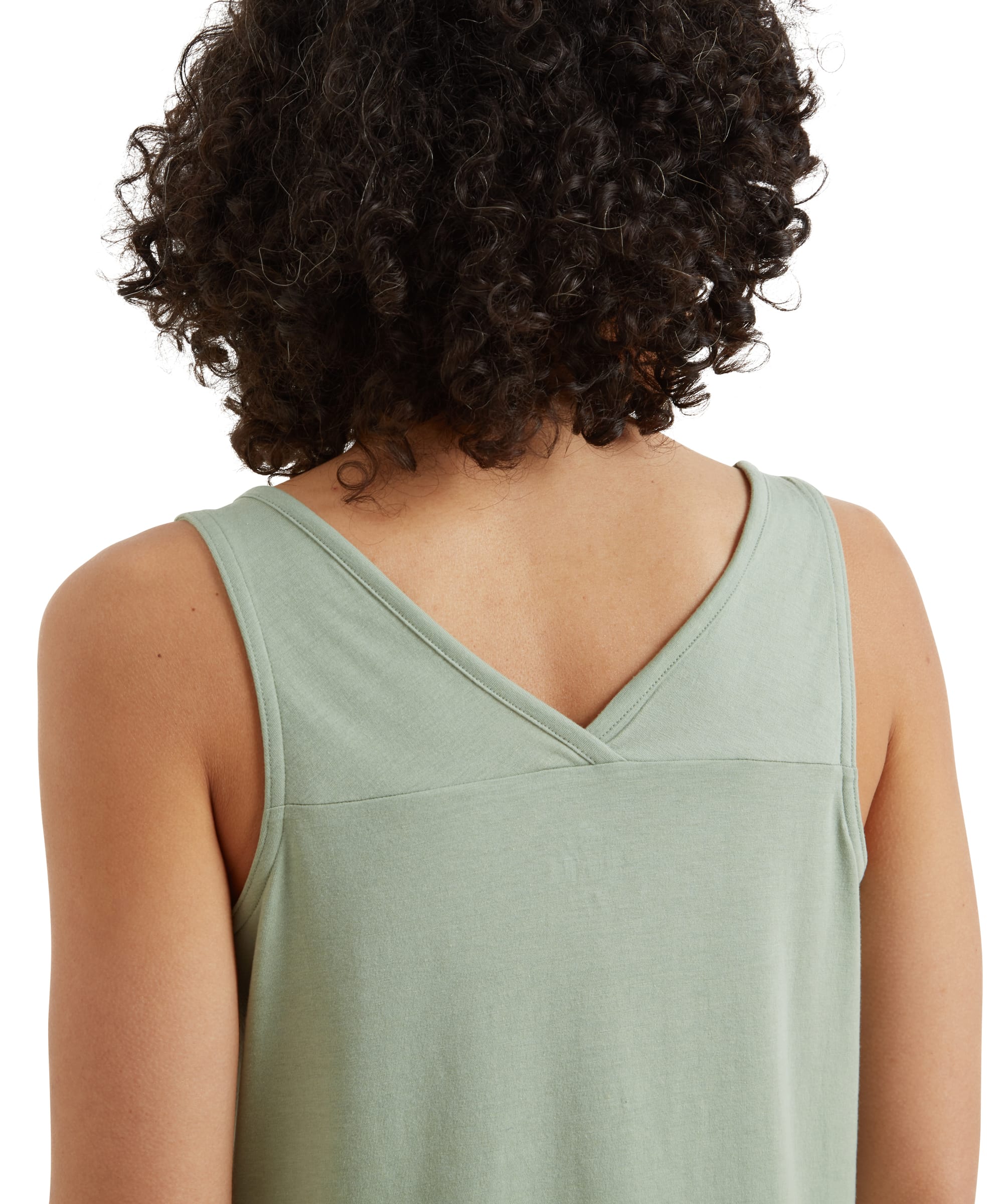 Bali V-Neck Tank Top - Celery