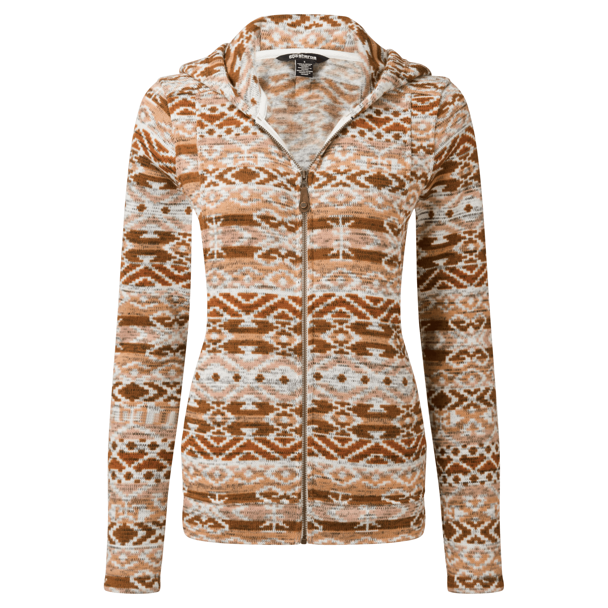 Bhutan Full Zip Hoodie - Amber