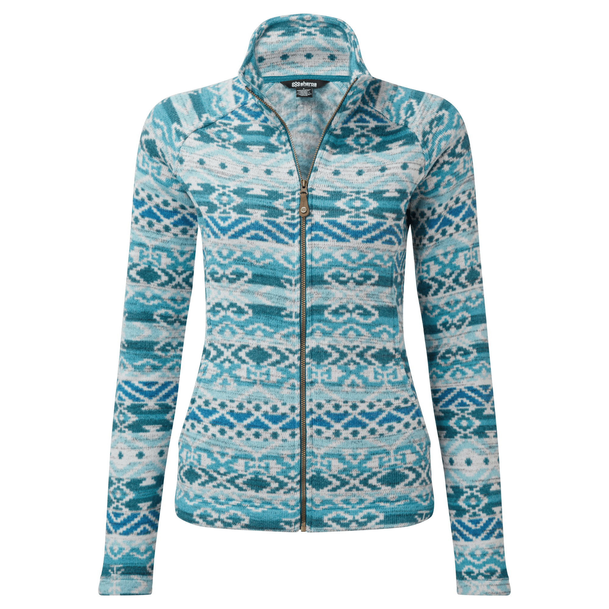 Bhutan Full Zip Jacket - Verdigris