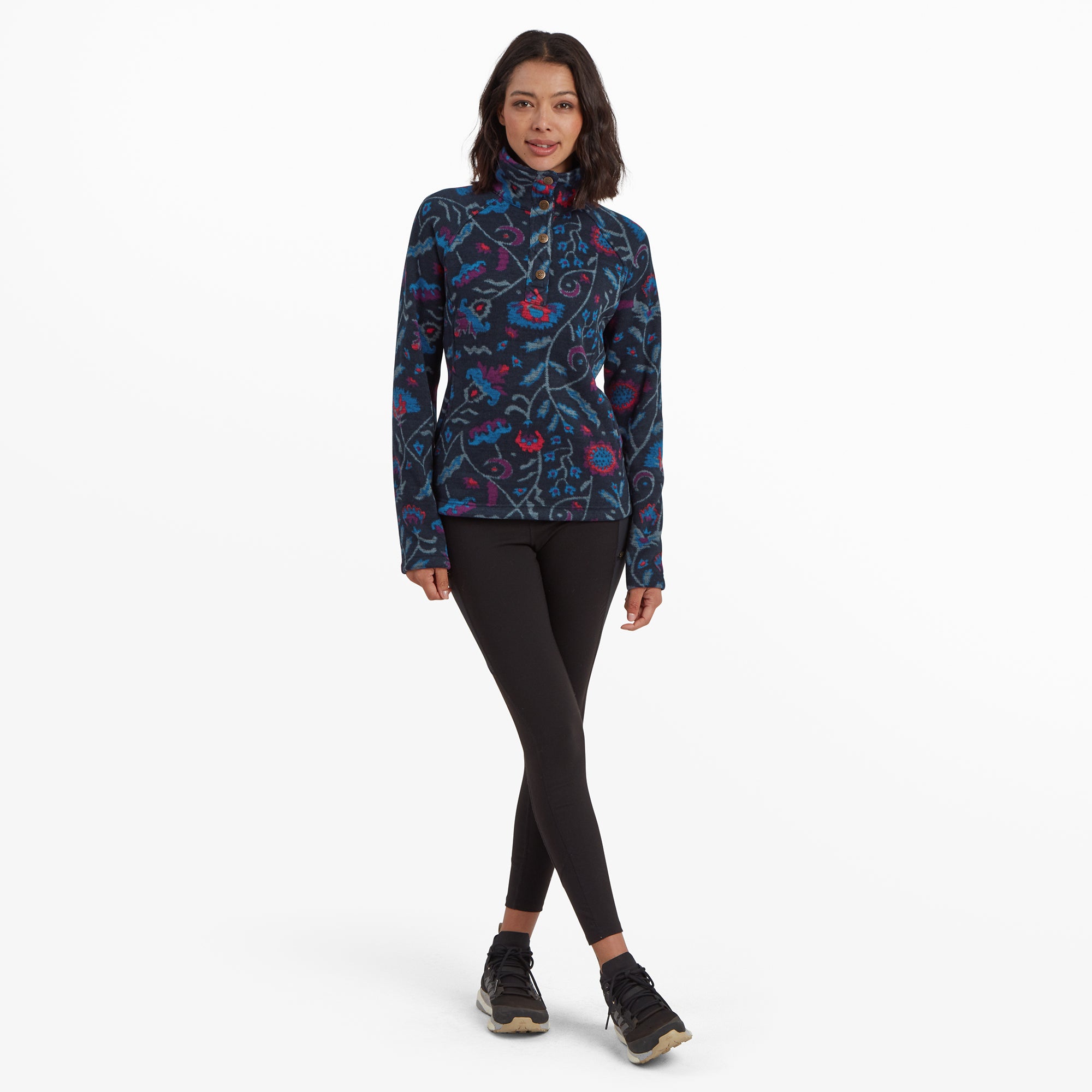 Bhutan-Pullover – Rathee Blue Floral