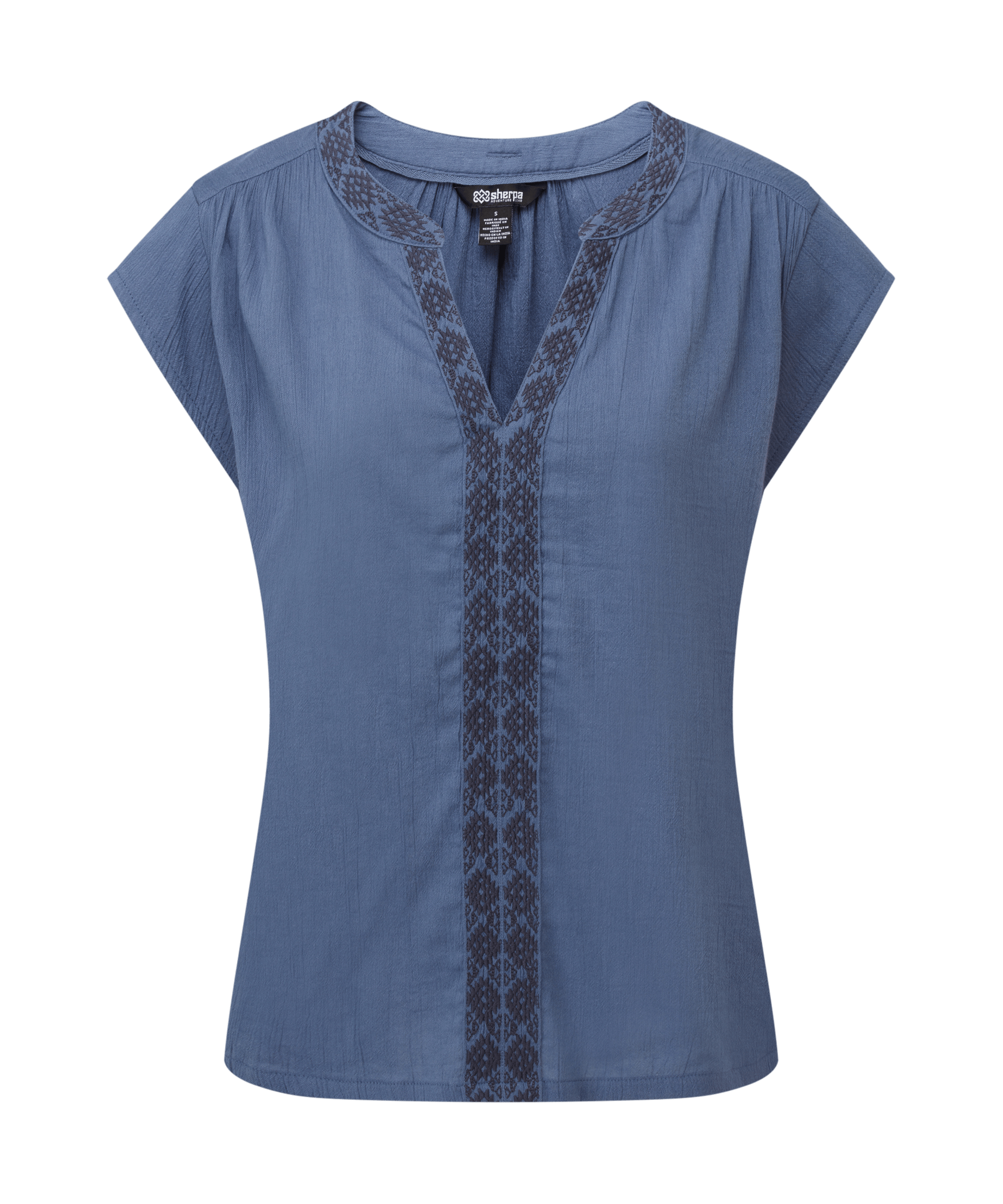 Sherpa Adventure Gear Women's Hara Cap Sleeve Top Blue