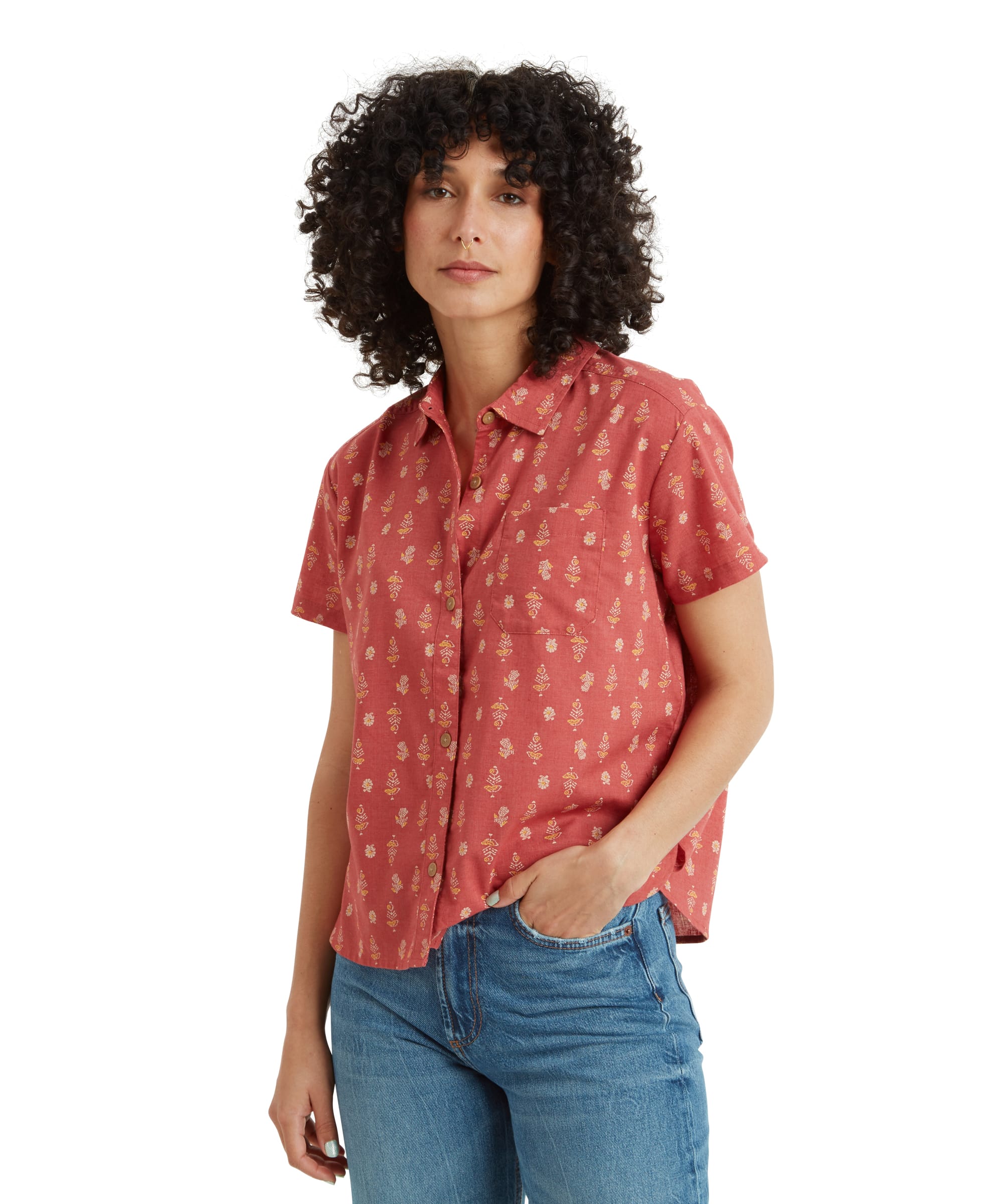 Jaya Camp Shirt - Rosie Indi Blossom