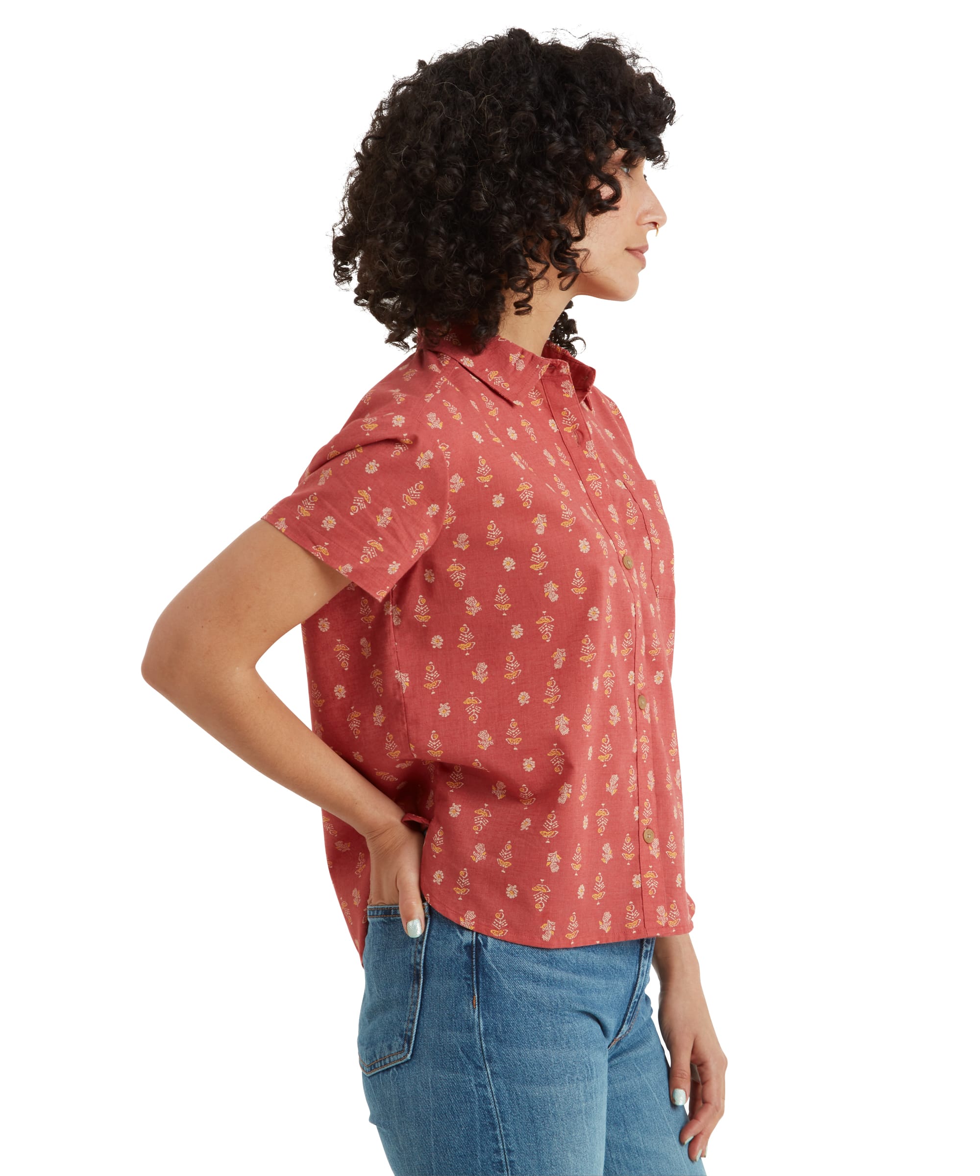 Jaya Camp Shirt - Rosie Indi Blossom