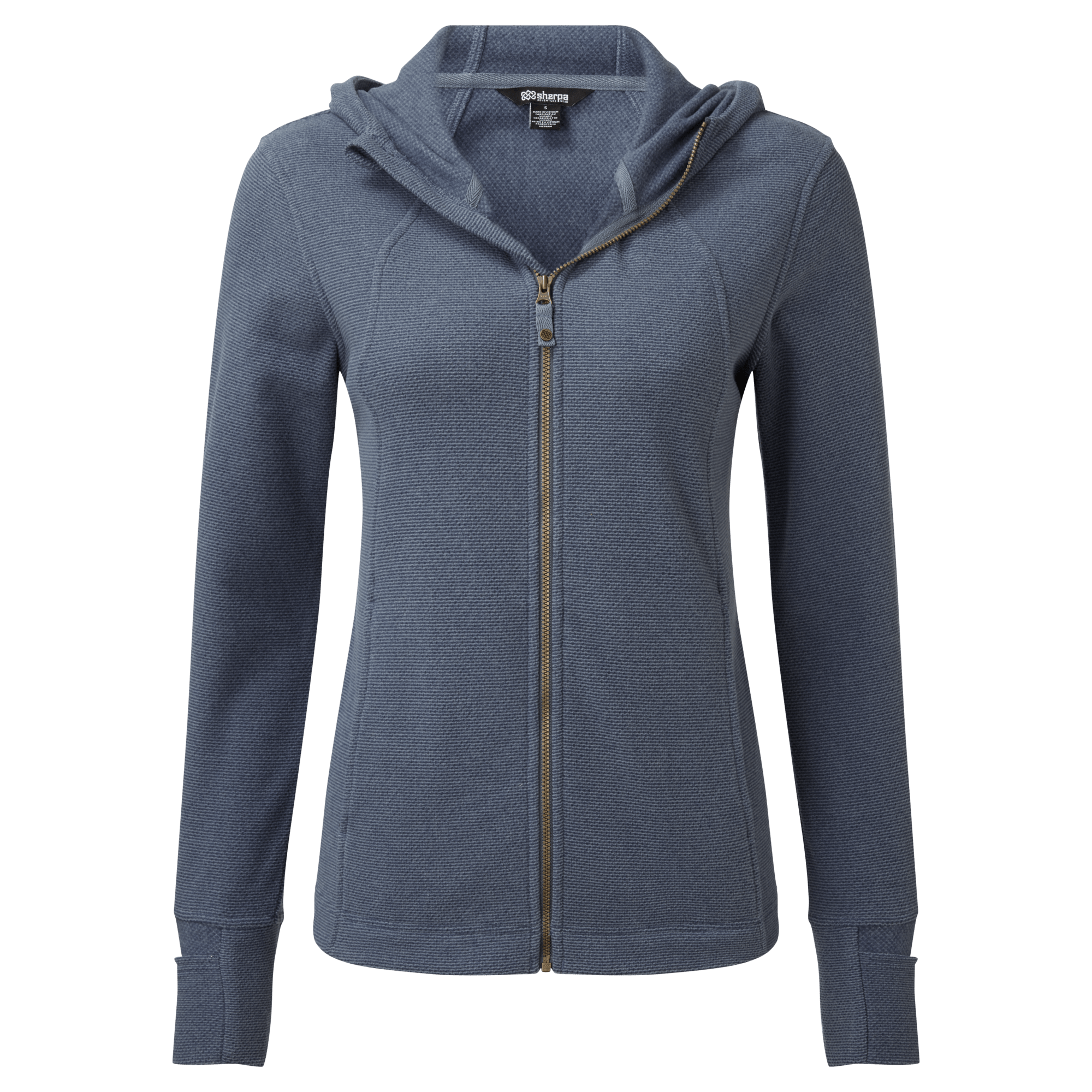 Sherpa Adventure Gear Kula Full Zip Hoodie in Blue