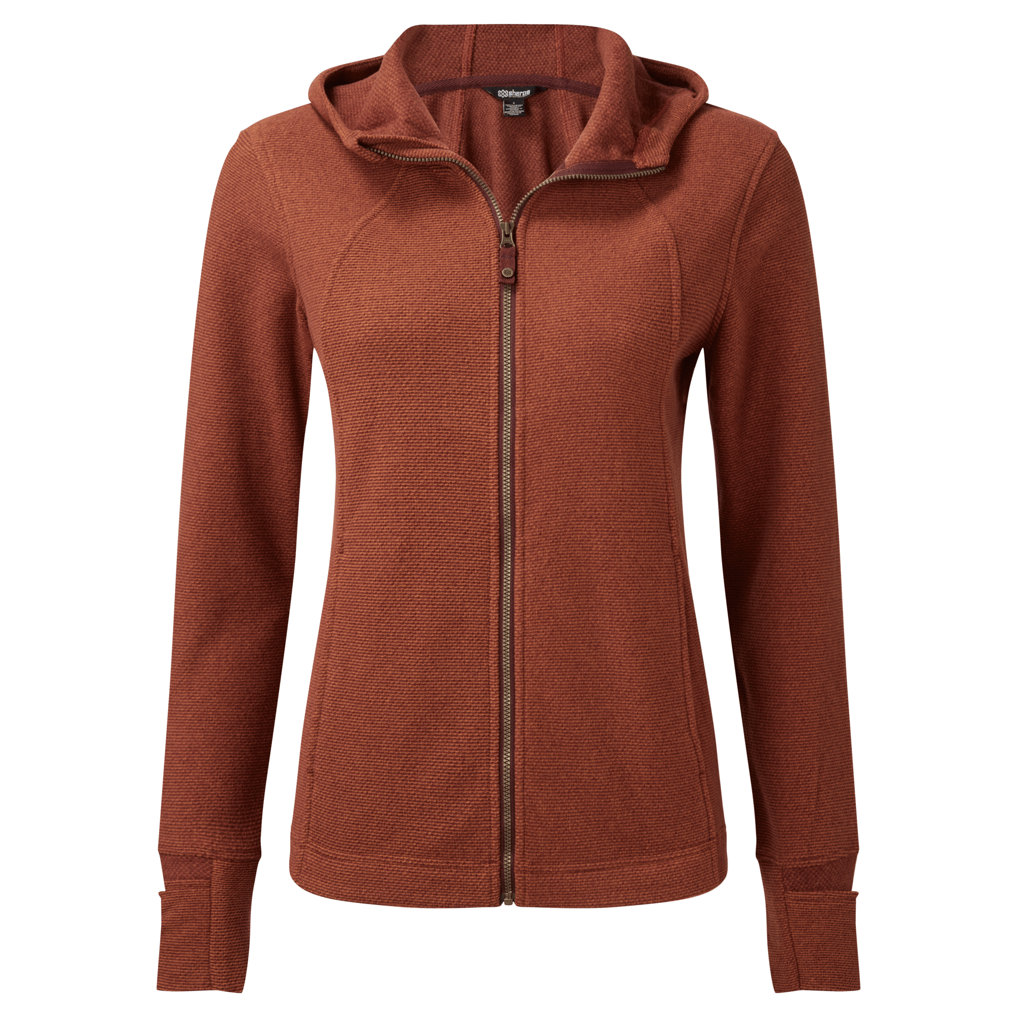 Sherpa Adventure Gear Kula Full Zip Hoodie in Red