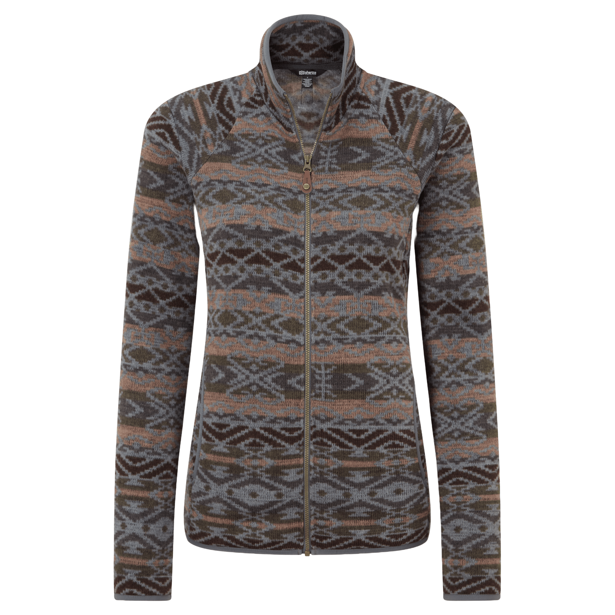 Lumbini Full Zip – Kharani Grau