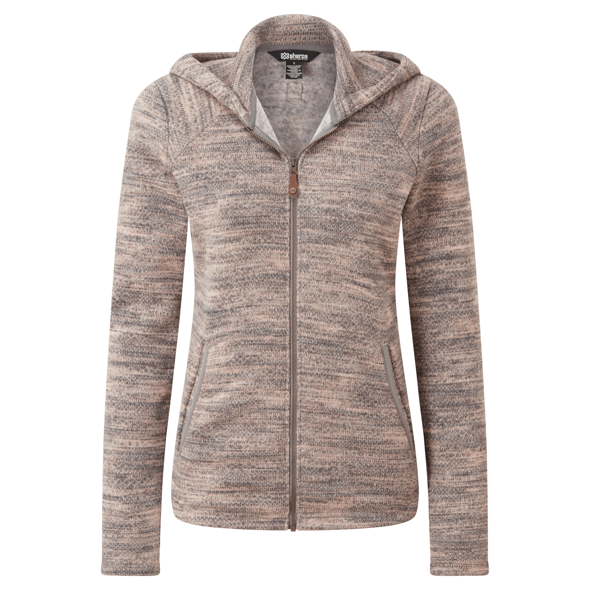 Sherpa Adventure Gear Lumbini Full Zip Hoodie in Brown