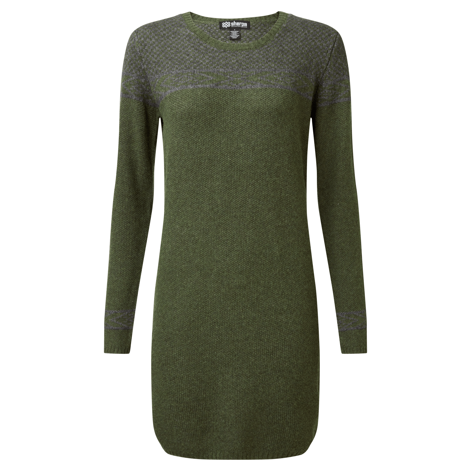 Sherpa Adventure Gear Maya Texture Dress in Green